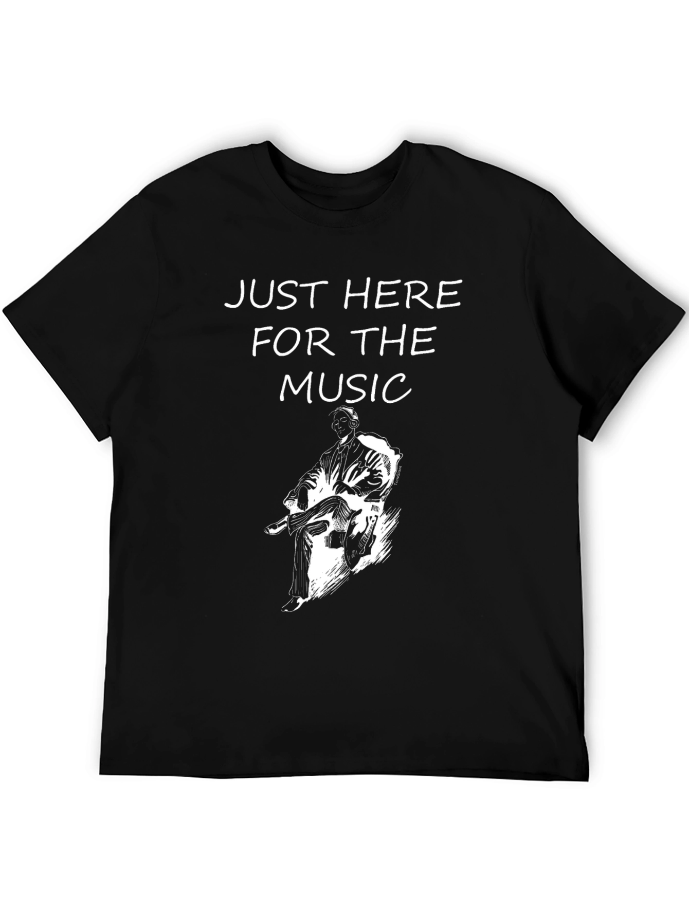 Just Here For The Music Graphic Tee