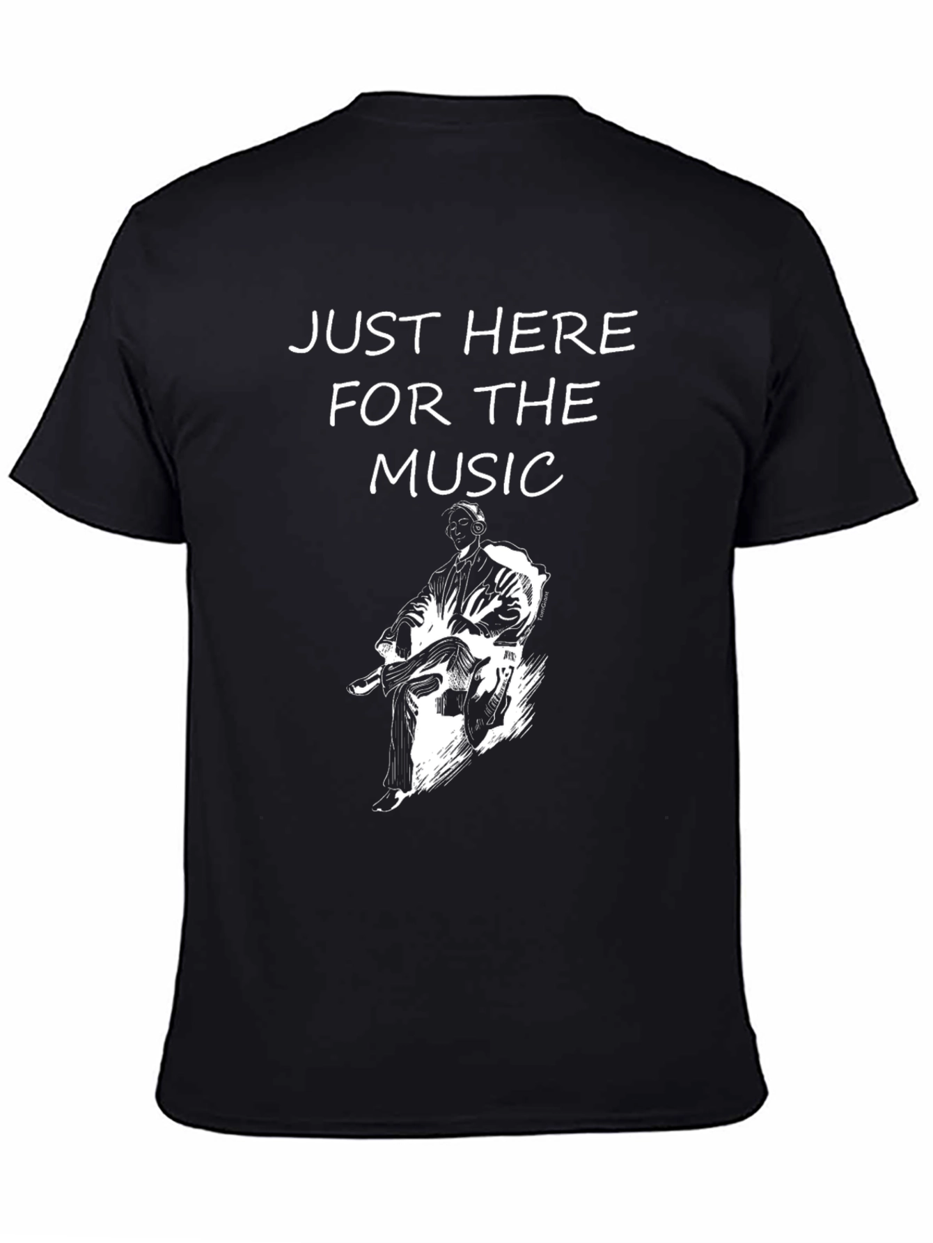 Just Here For The Music Graphic Tee