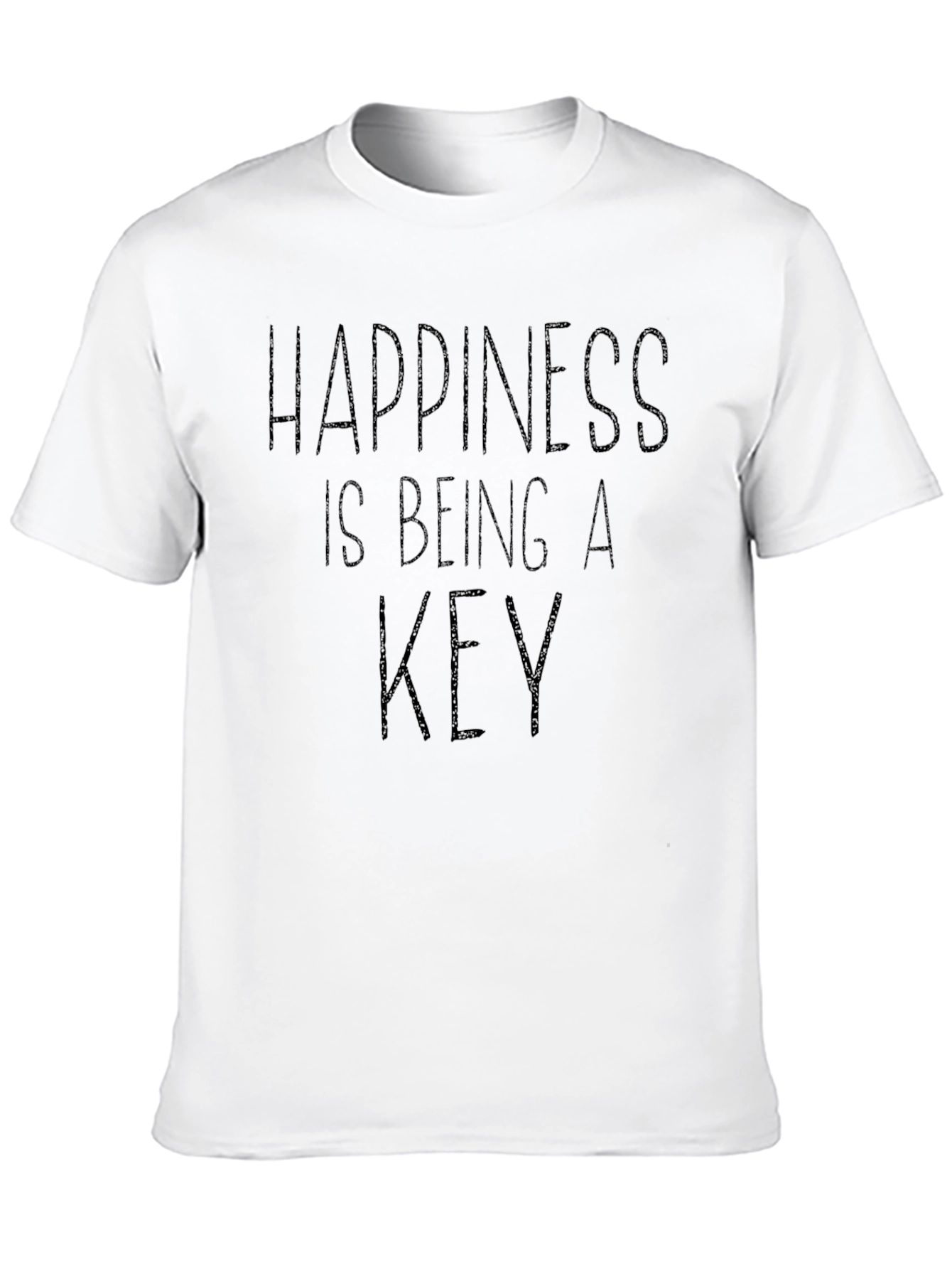 Happiness is Being a Key T-Shirt - Black