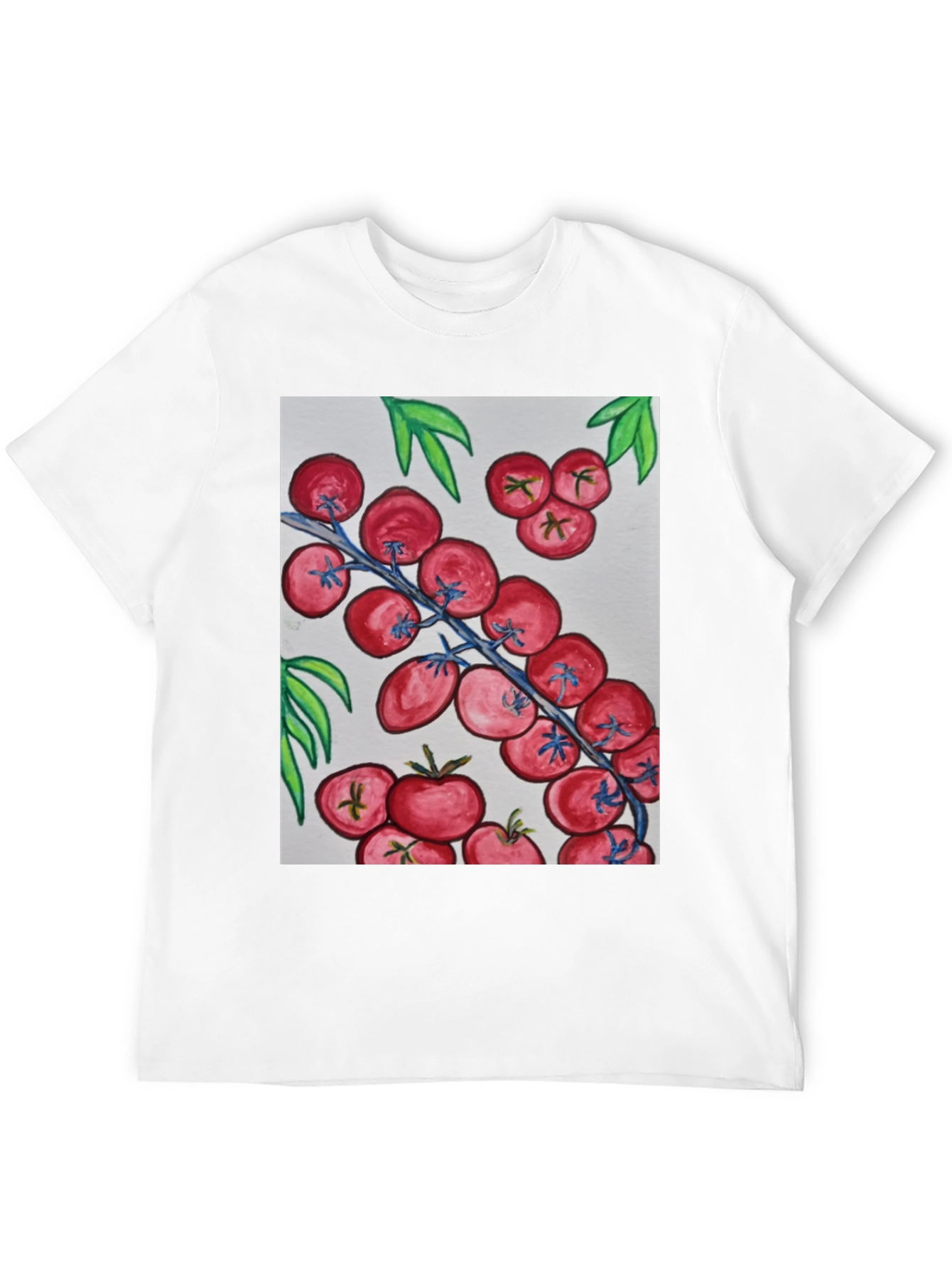 Tomato Vine Graphic Tee - Fresh & Fun!