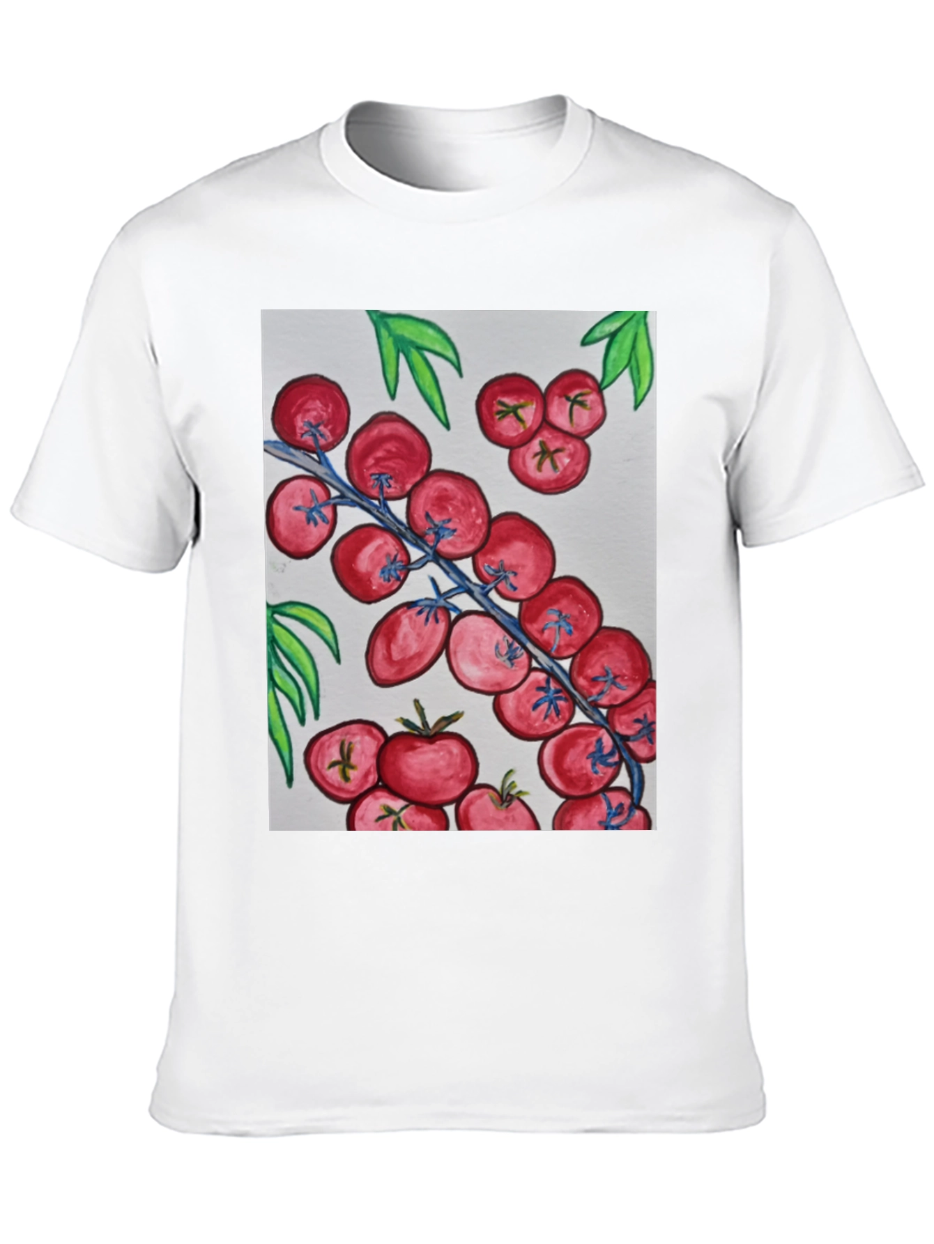 Tomato Vine Graphic Tee - Fresh & Fun!