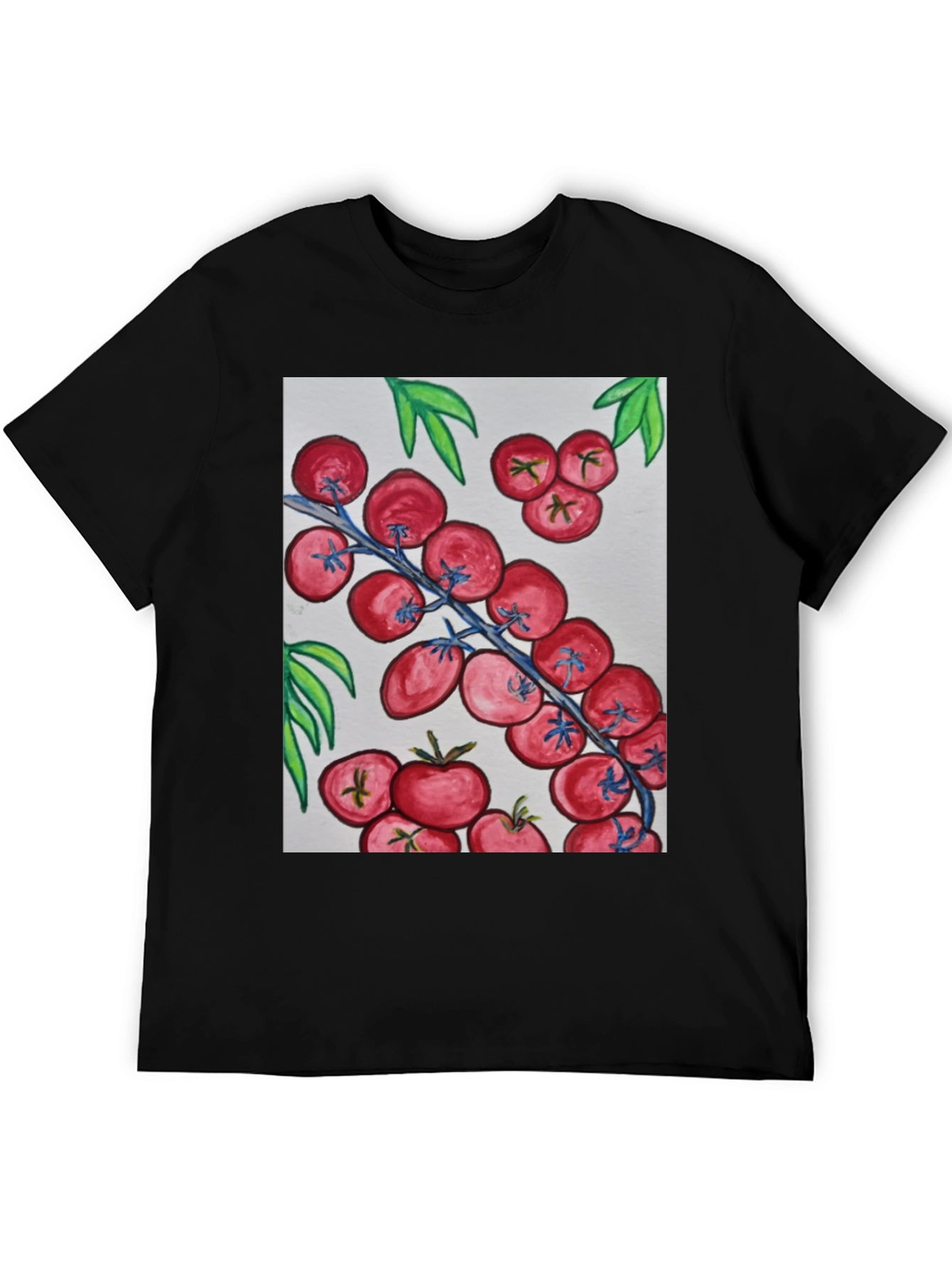 Tomato Vine Graphic Tee - Fresh & Fun!