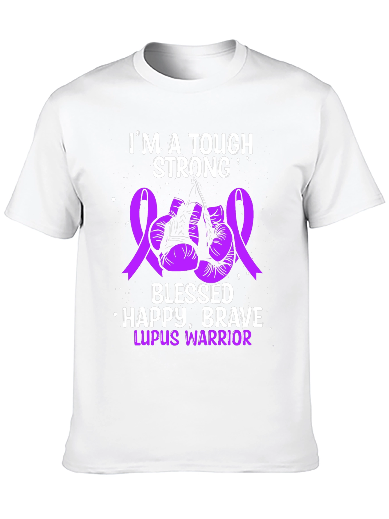 Tough Lupus Warrior Graphic T-Shirt