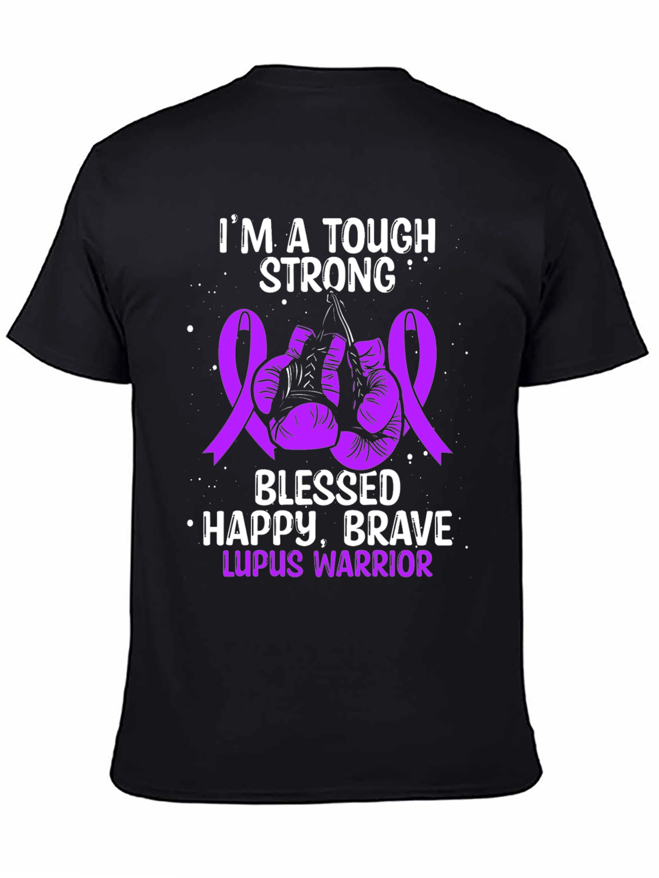 Tough Lupus Warrior Graphic T-Shirt