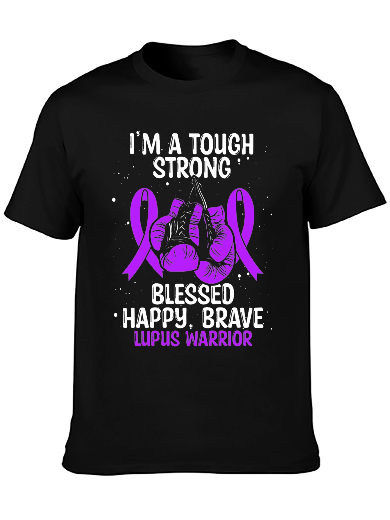Tough Lupus Warrior Graphic T-Shirt