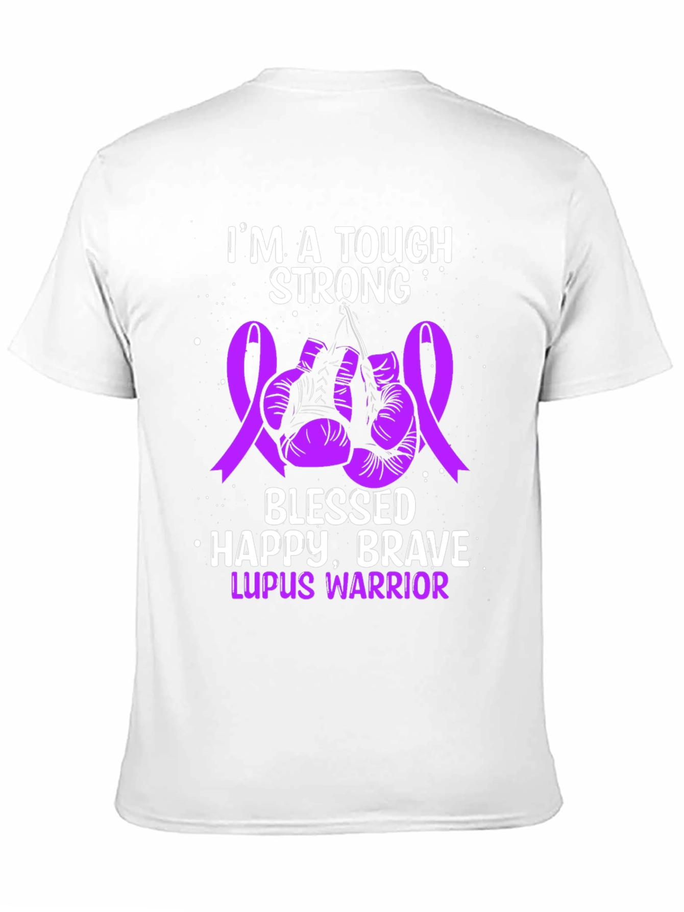 Tough Lupus Warrior Graphic T-Shirt