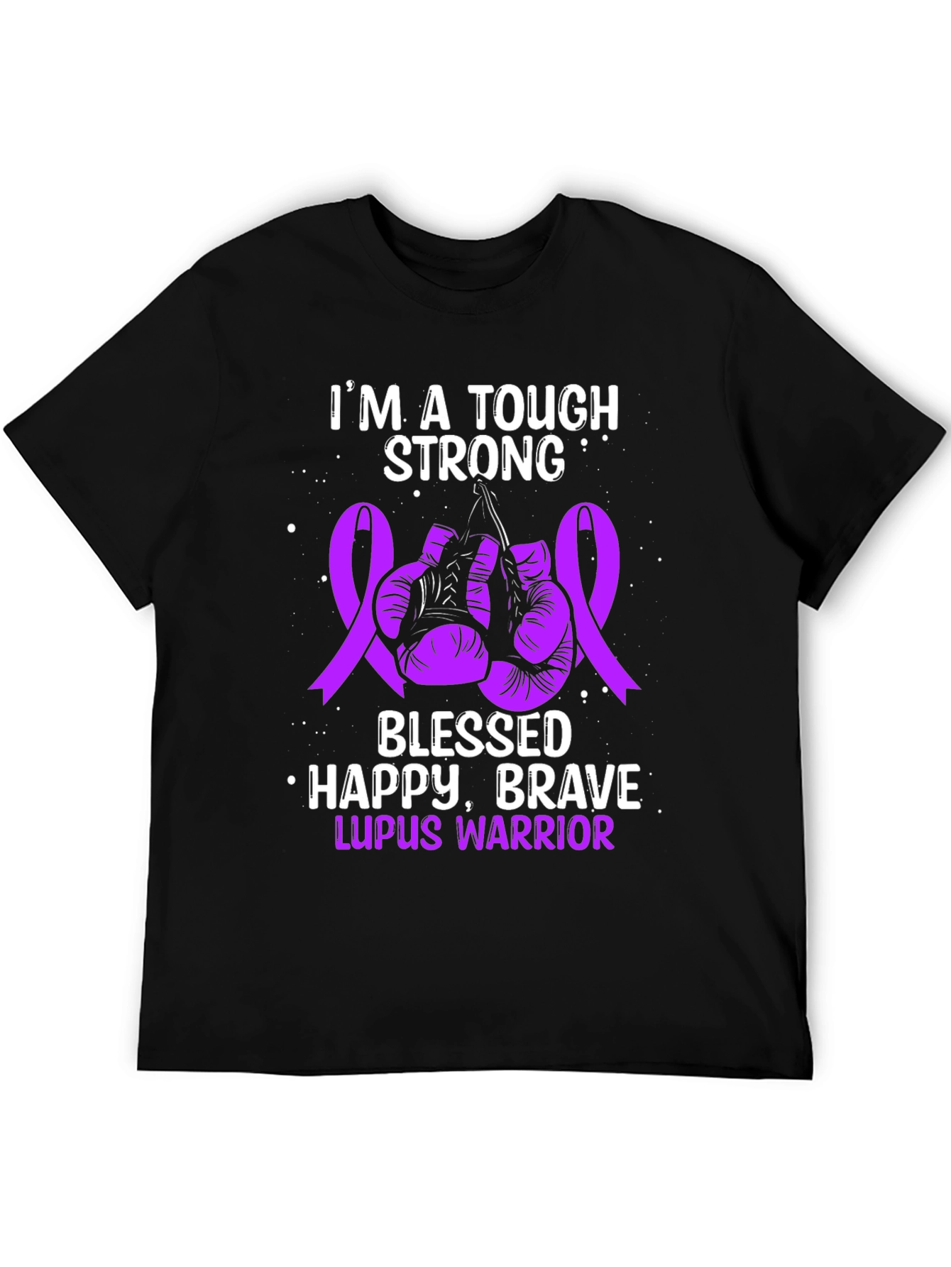 Tough Lupus Warrior Graphic T-Shirt
