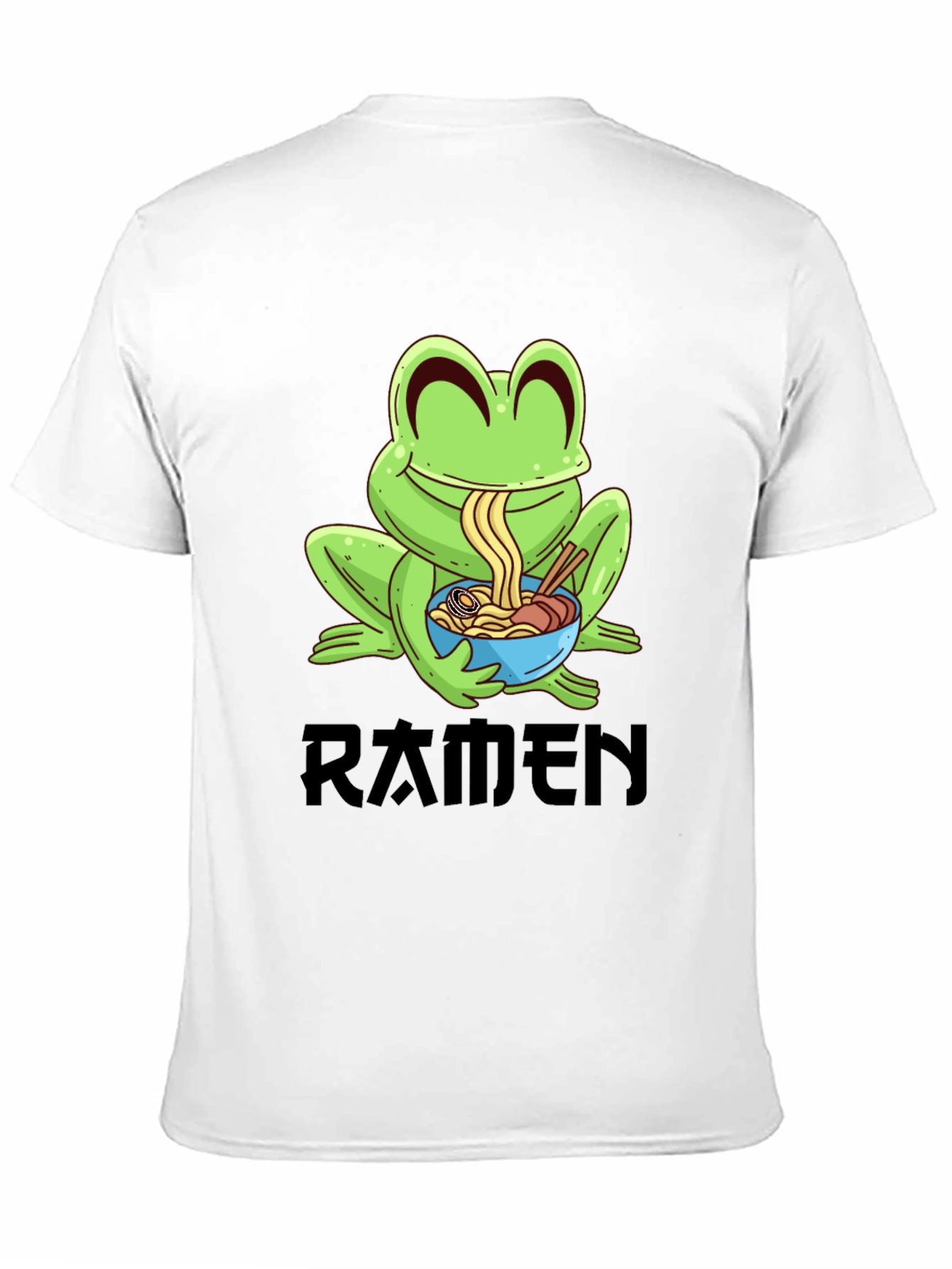 Frog Ramen T-Shirt - Funny Anime Foodie Tee
