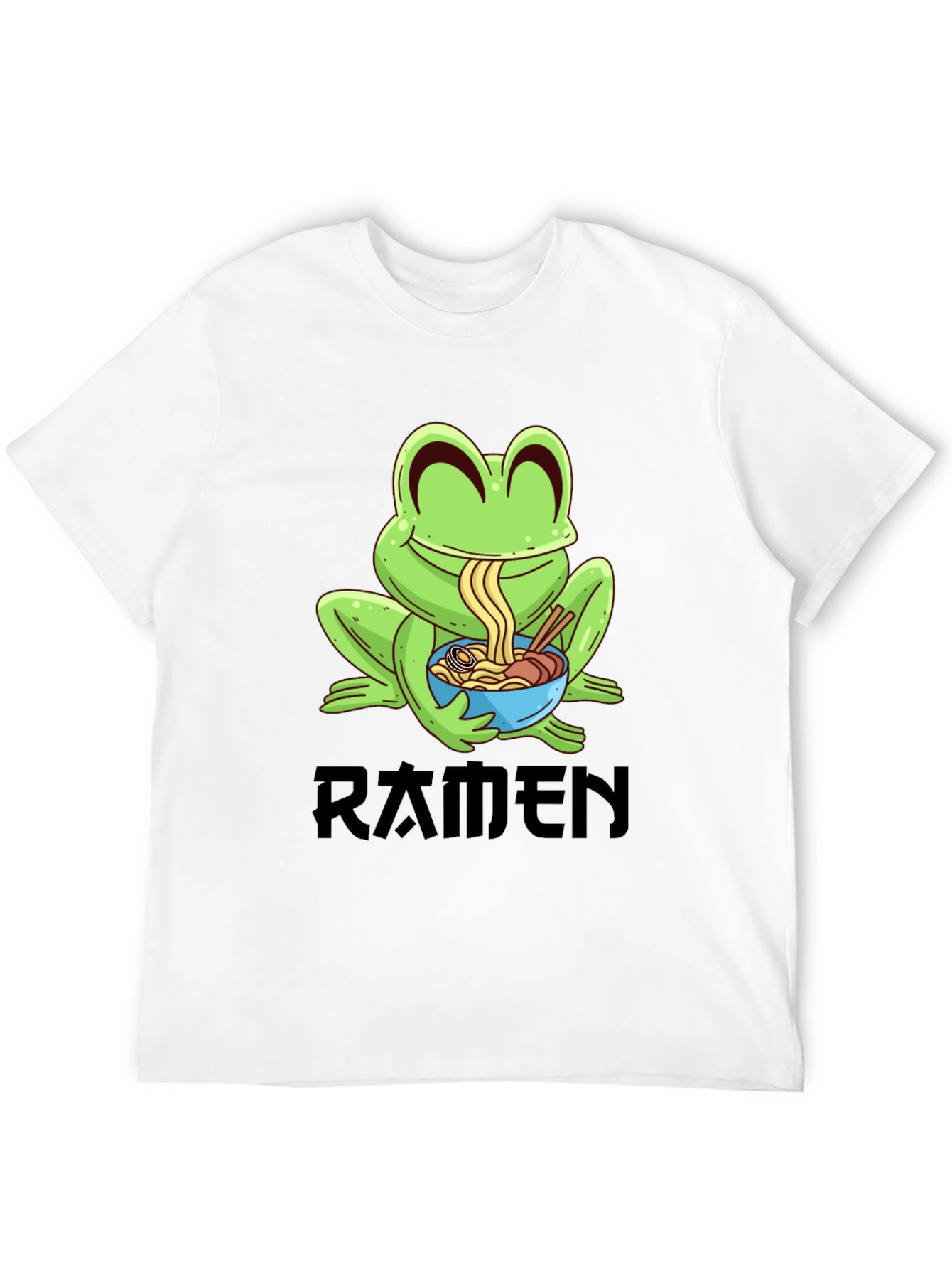Frog Ramen T-Shirt - Funny Anime Foodie Tee