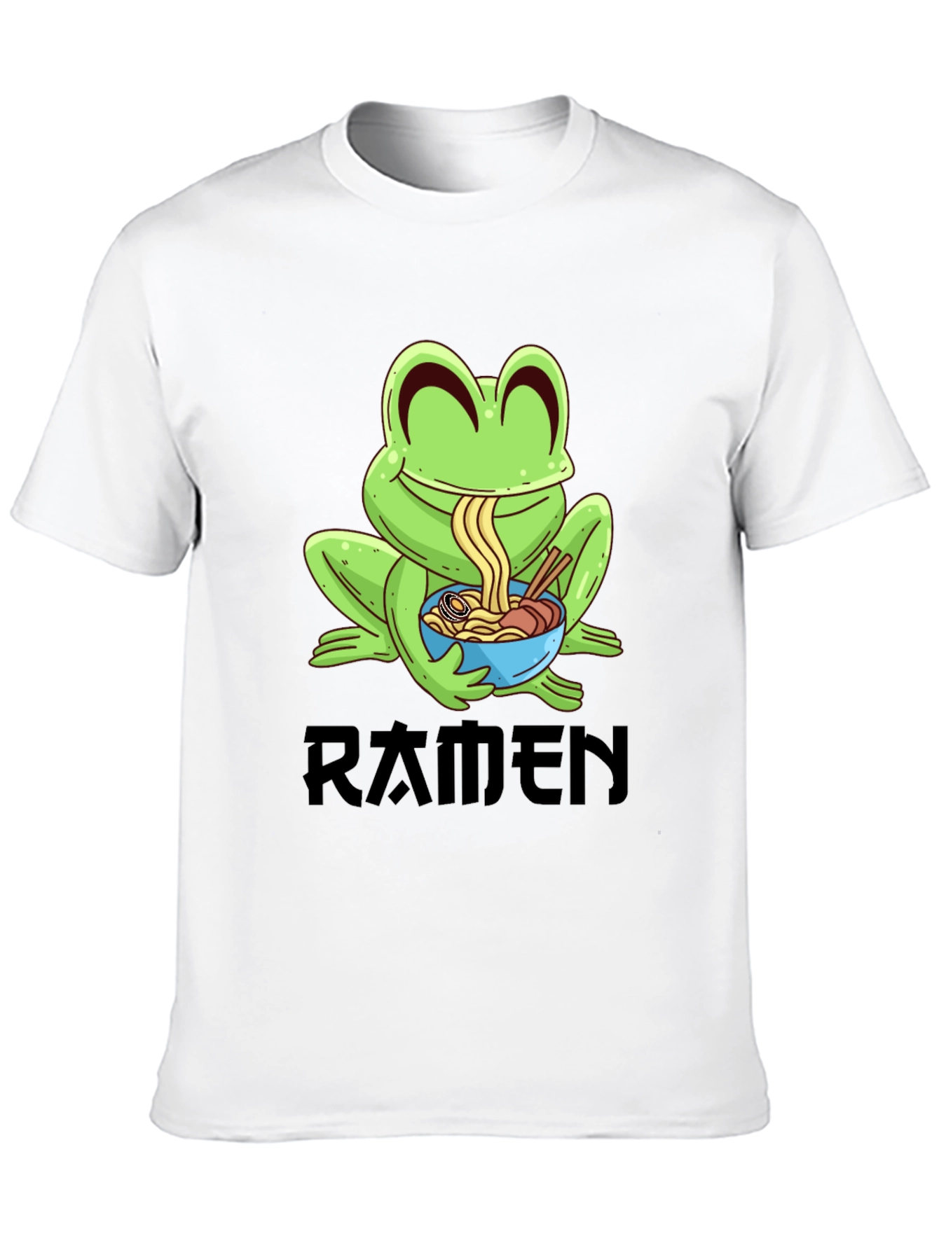 Frog Ramen T-Shirt - Funny Anime Foodie Tee