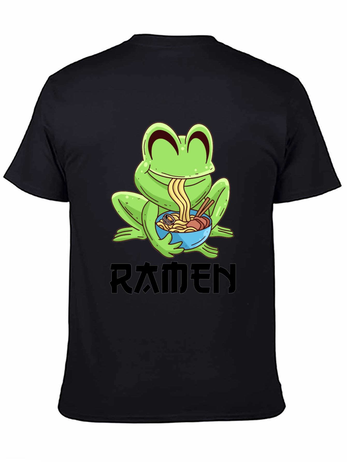 Frog Ramen T-Shirt - Funny Anime Foodie Tee