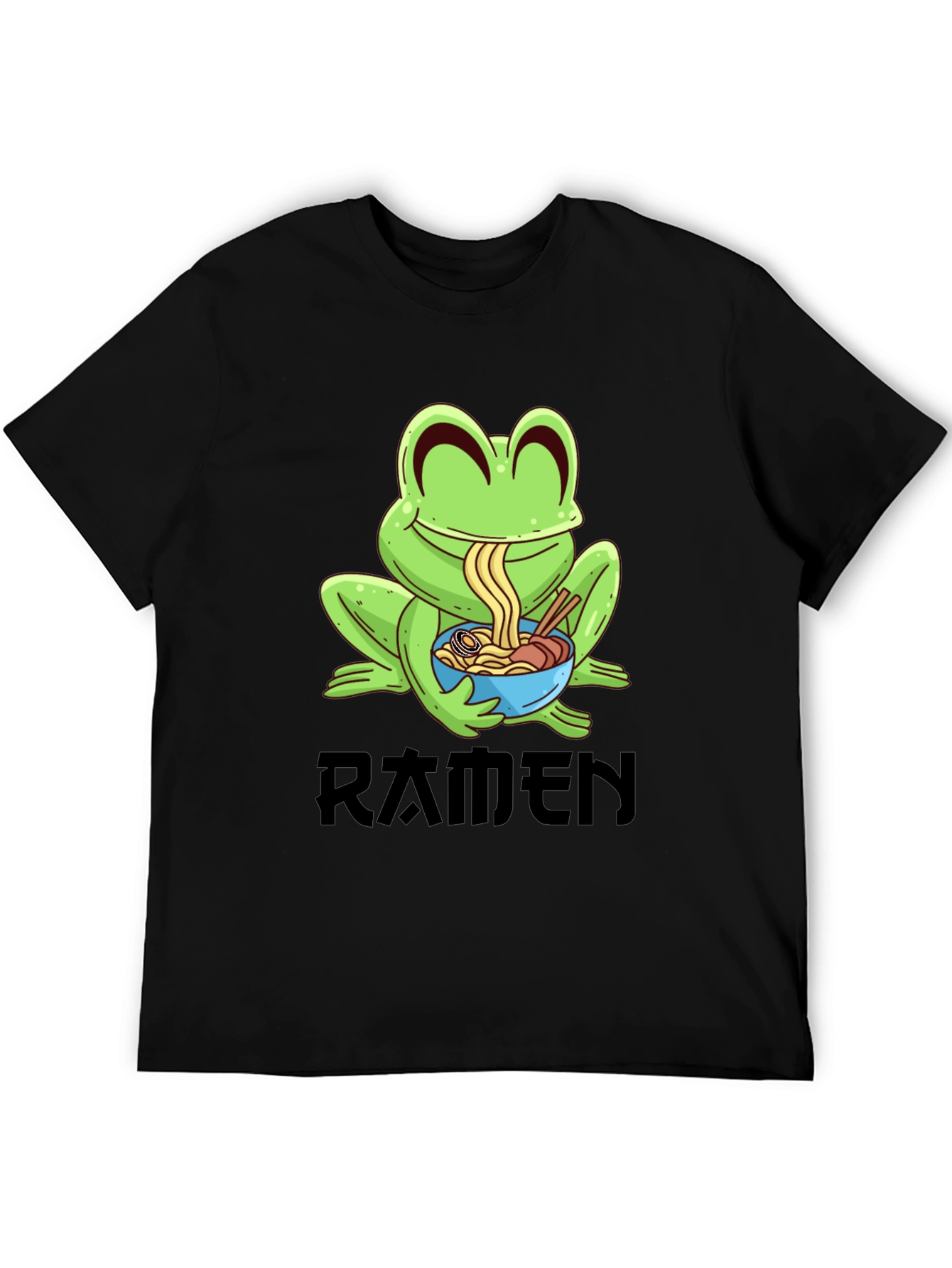 Frog Ramen T-Shirt - Funny Anime Foodie Tee