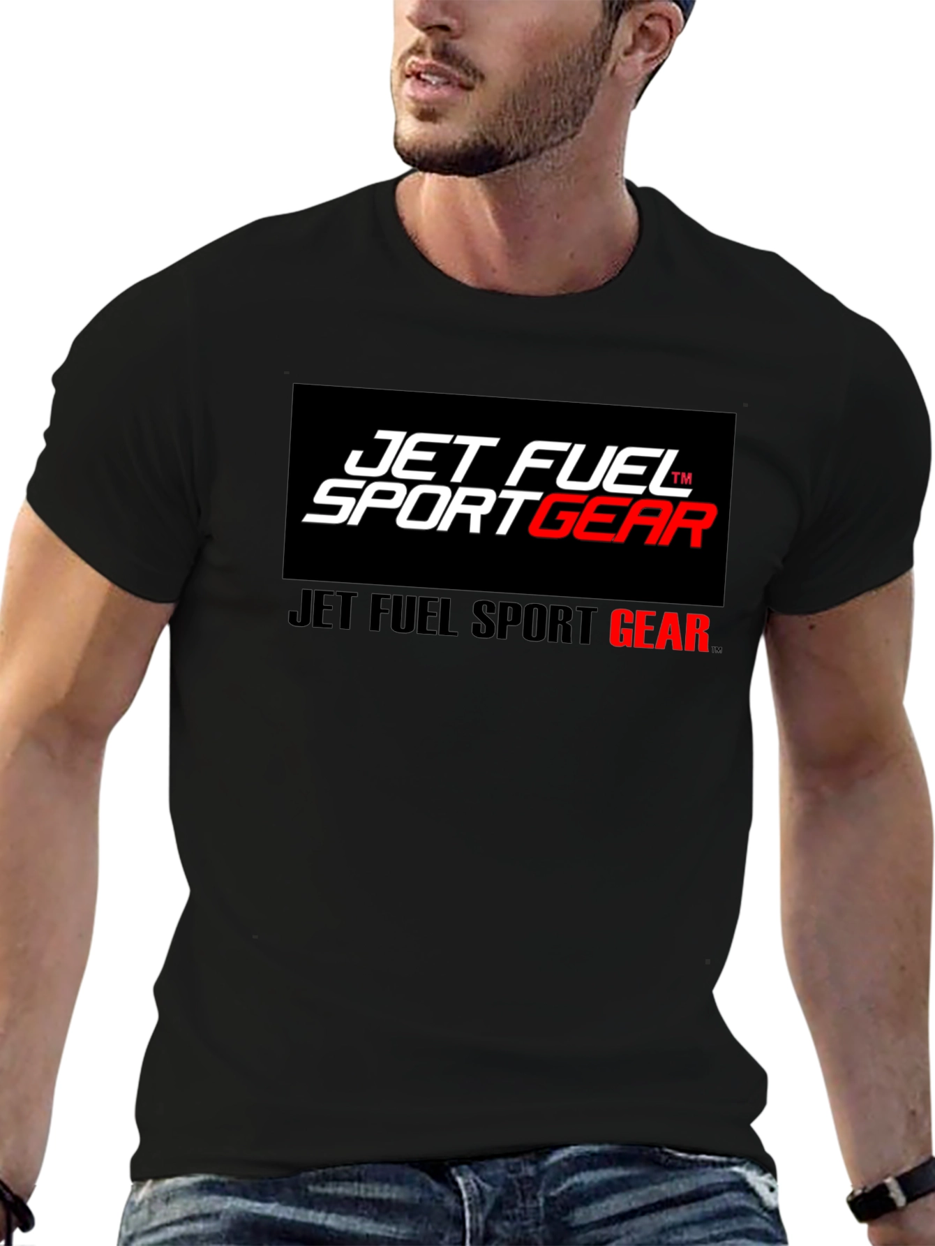 Jet Fuel Sport Gear Black T-Shirt