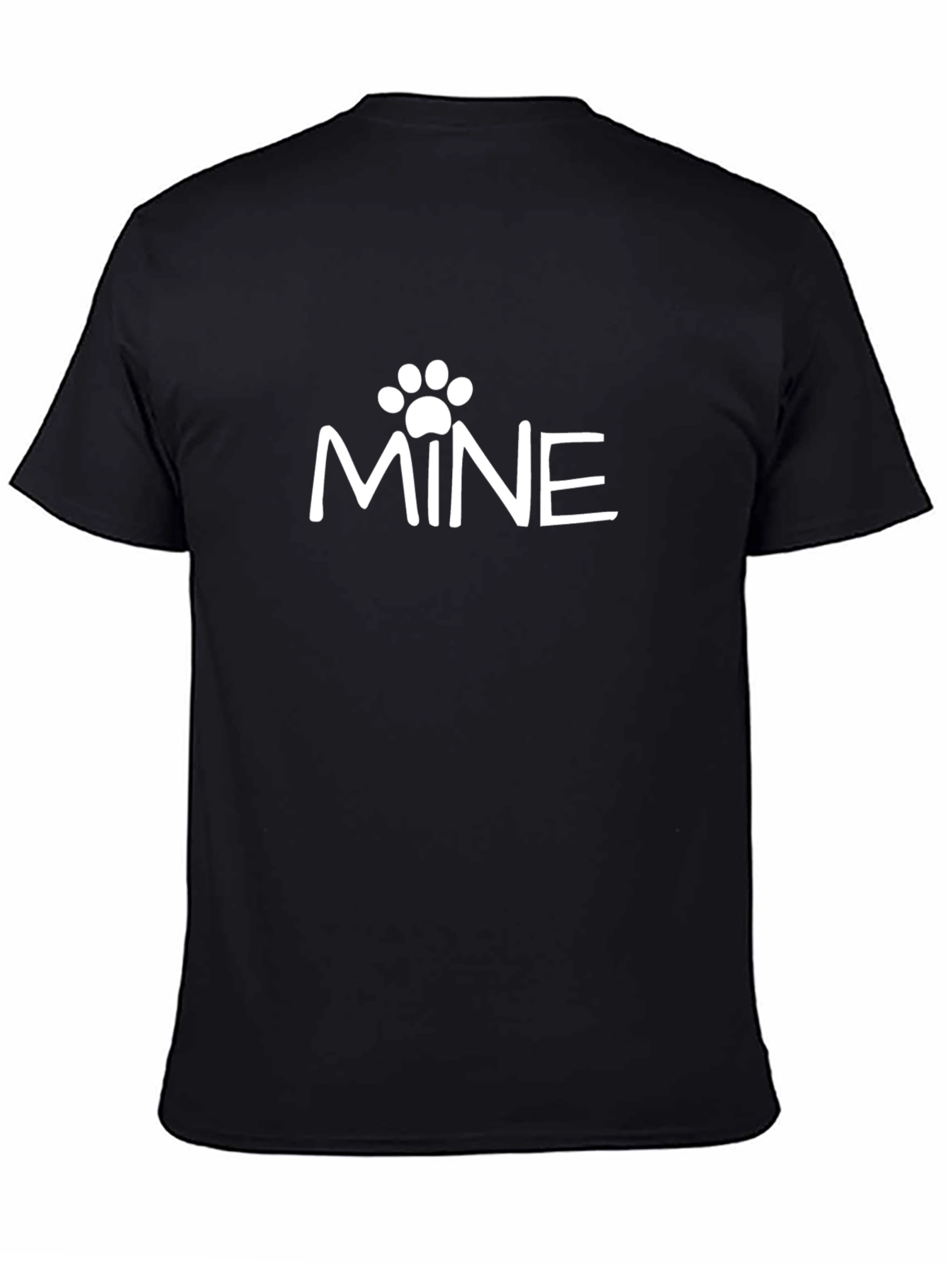 Mine Graphic Tee - Pet Lover Black Cotton T-Shirt