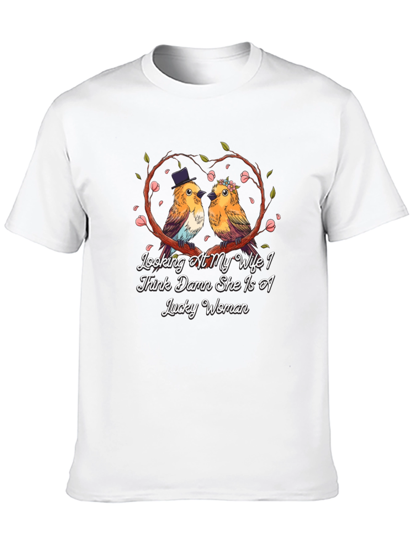 Lucky Wife Birds T-Shirt