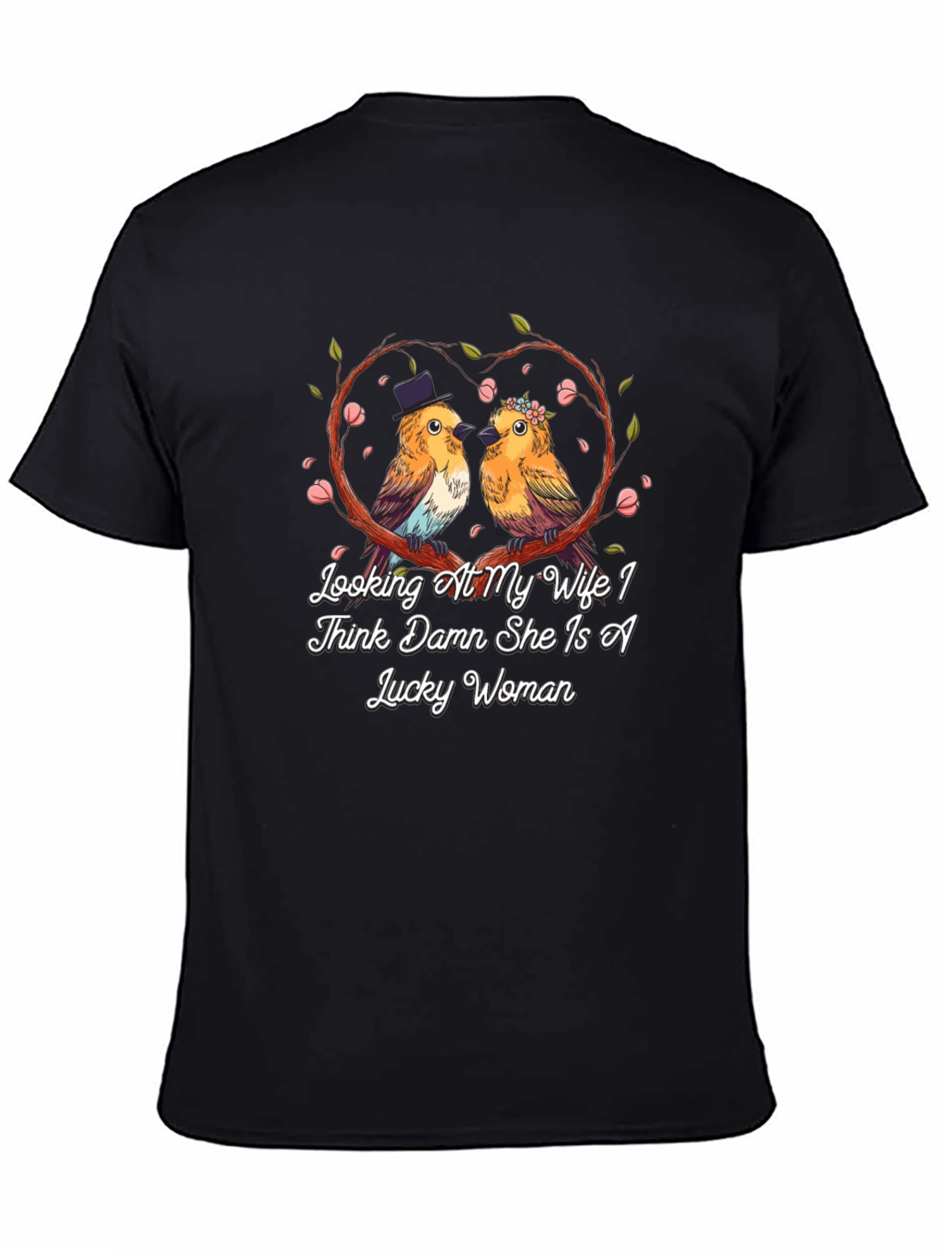 Lucky Wife Birds T-Shirt