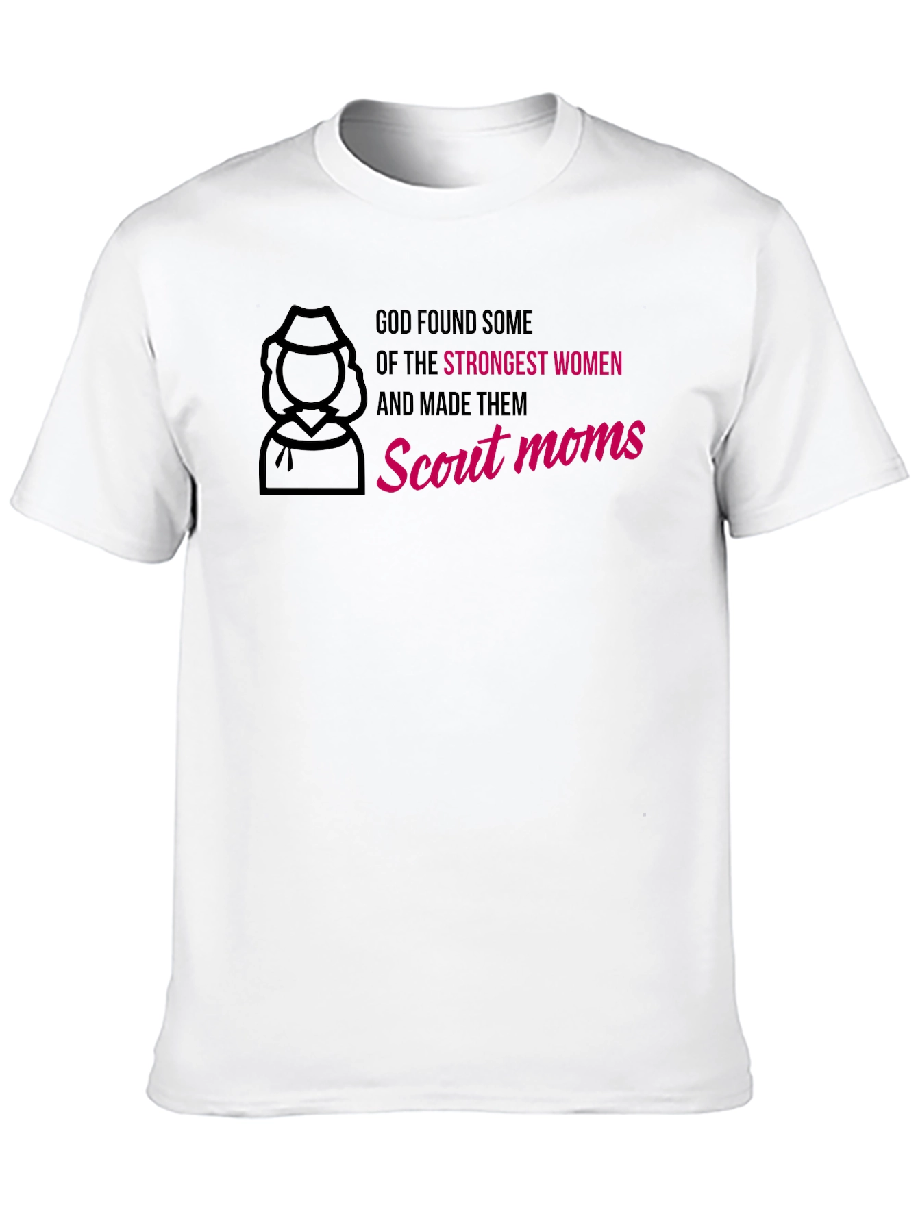Scout Moms T-Shirt - Strongest Women Graphic Tee