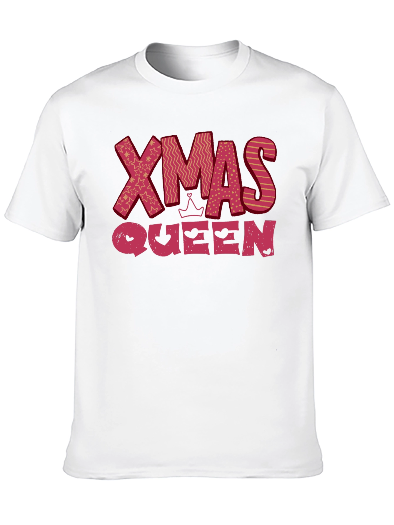 XMAS Queen Graphic Tee - Holiday Season Apparel
