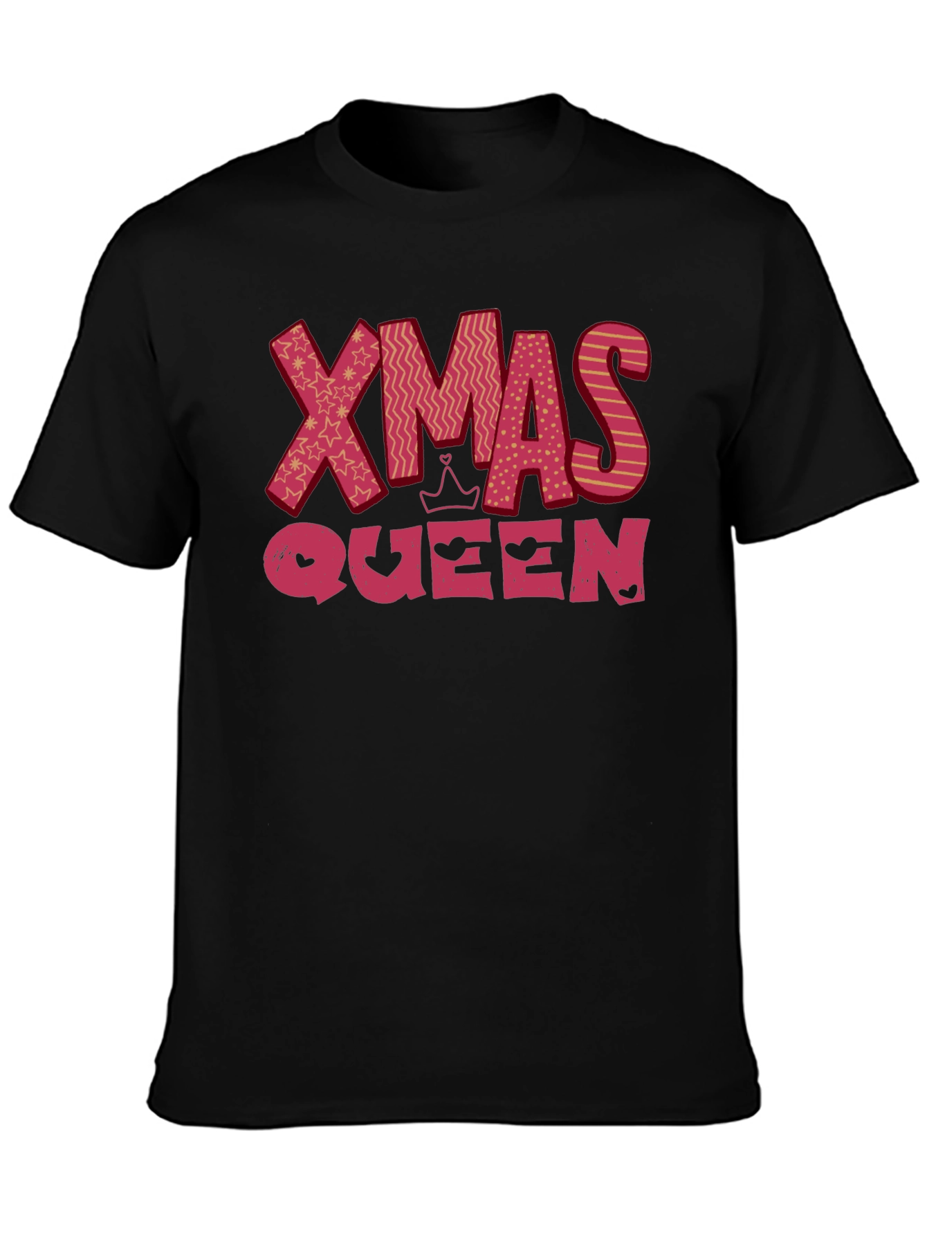 XMAS Queen Graphic Tee - Holiday Season Apparel