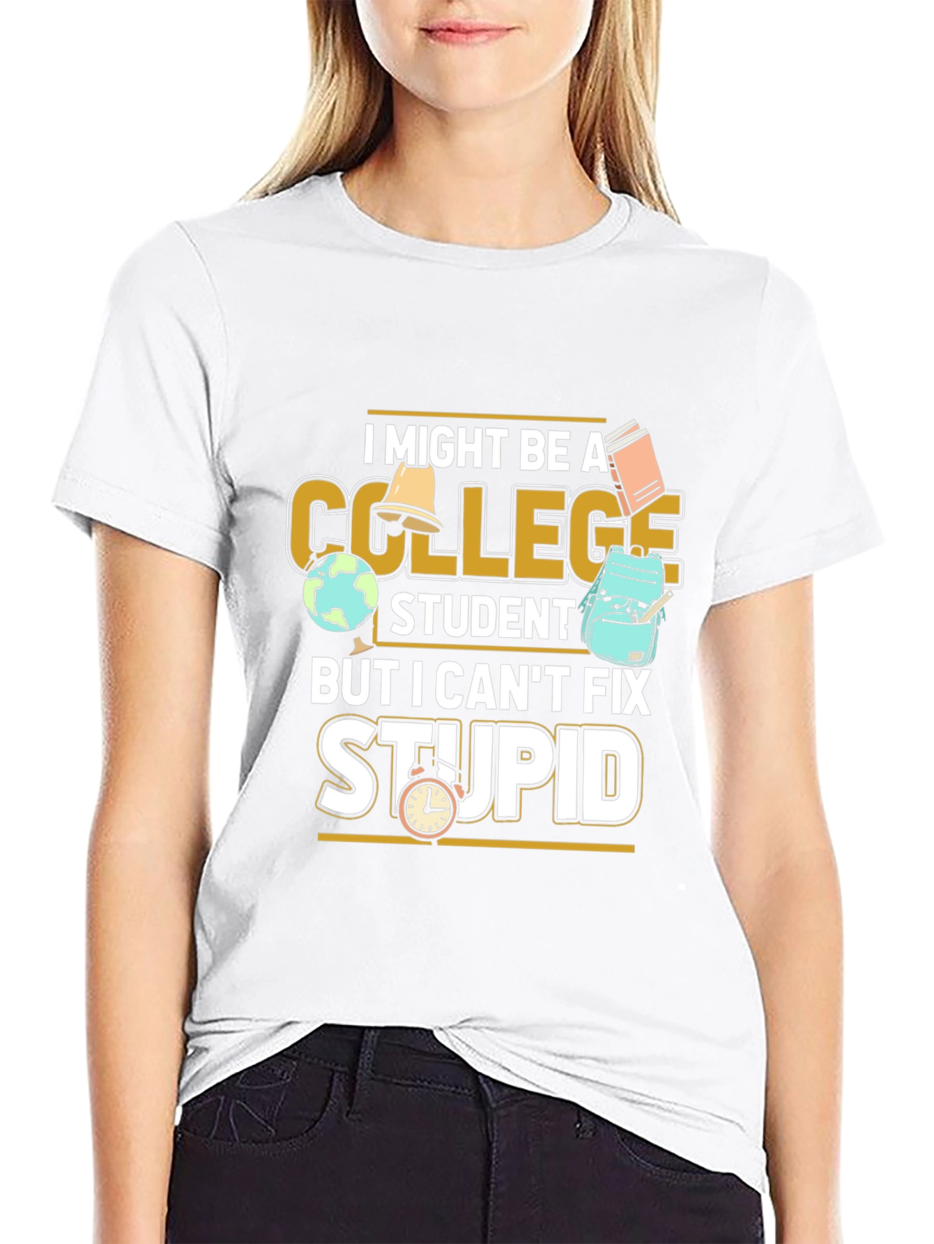 College Student Funny Graphic T-Shirt
