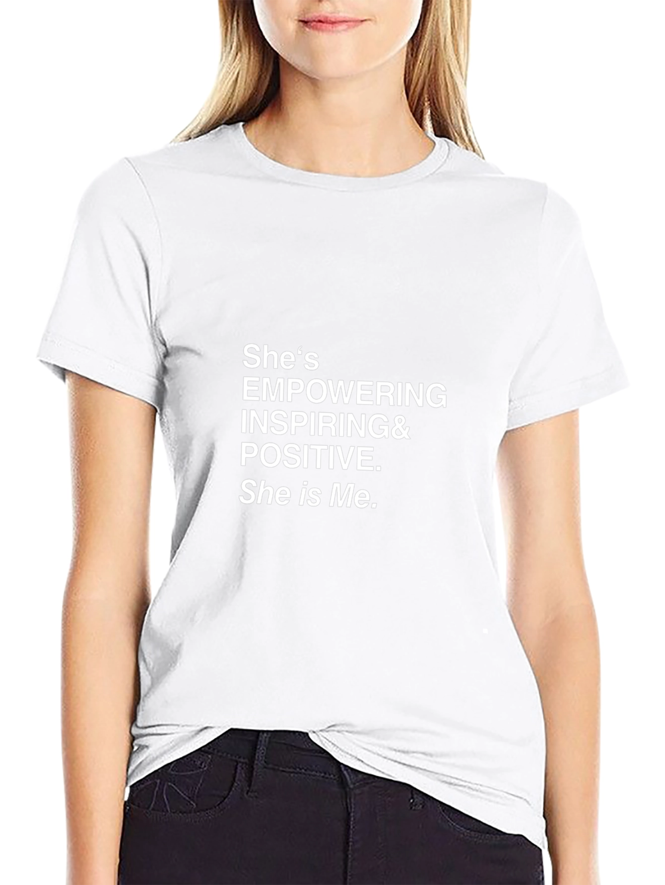 Empowering Womens Graphic Tee - She is Me
