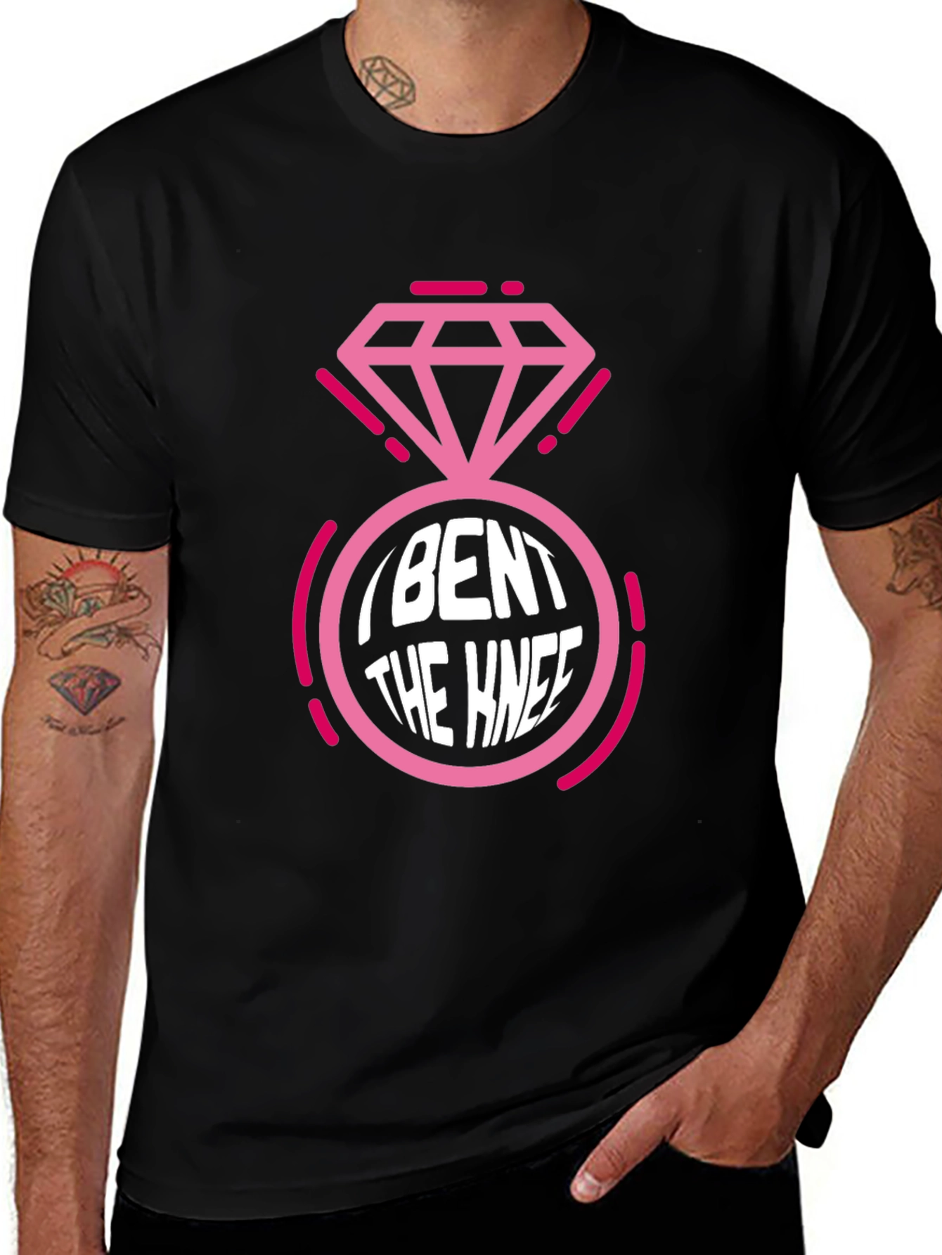 I Bent The Knee Wedding Proposal T-Shirt