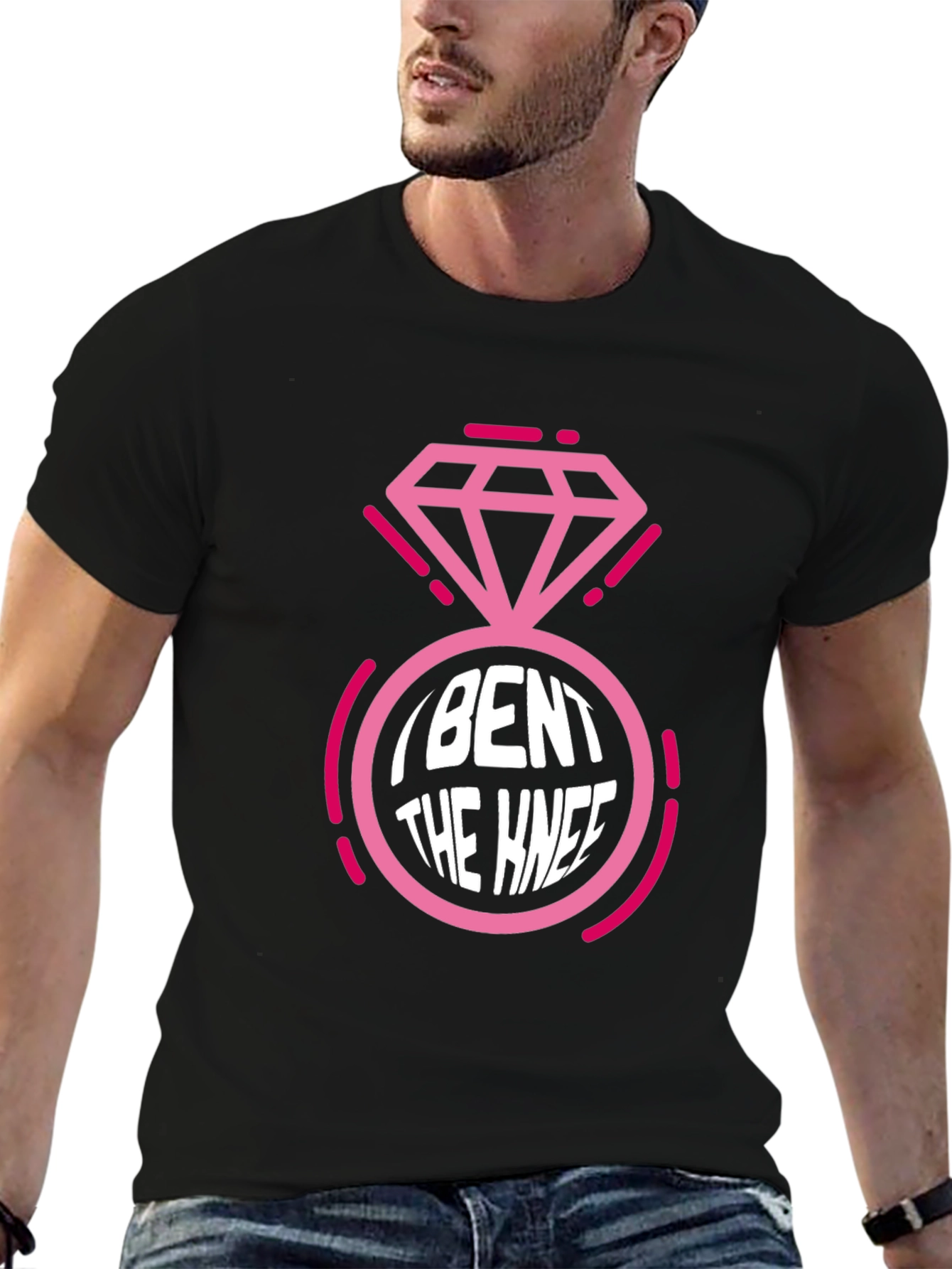 I Bent The Knee Wedding Proposal T-Shirt