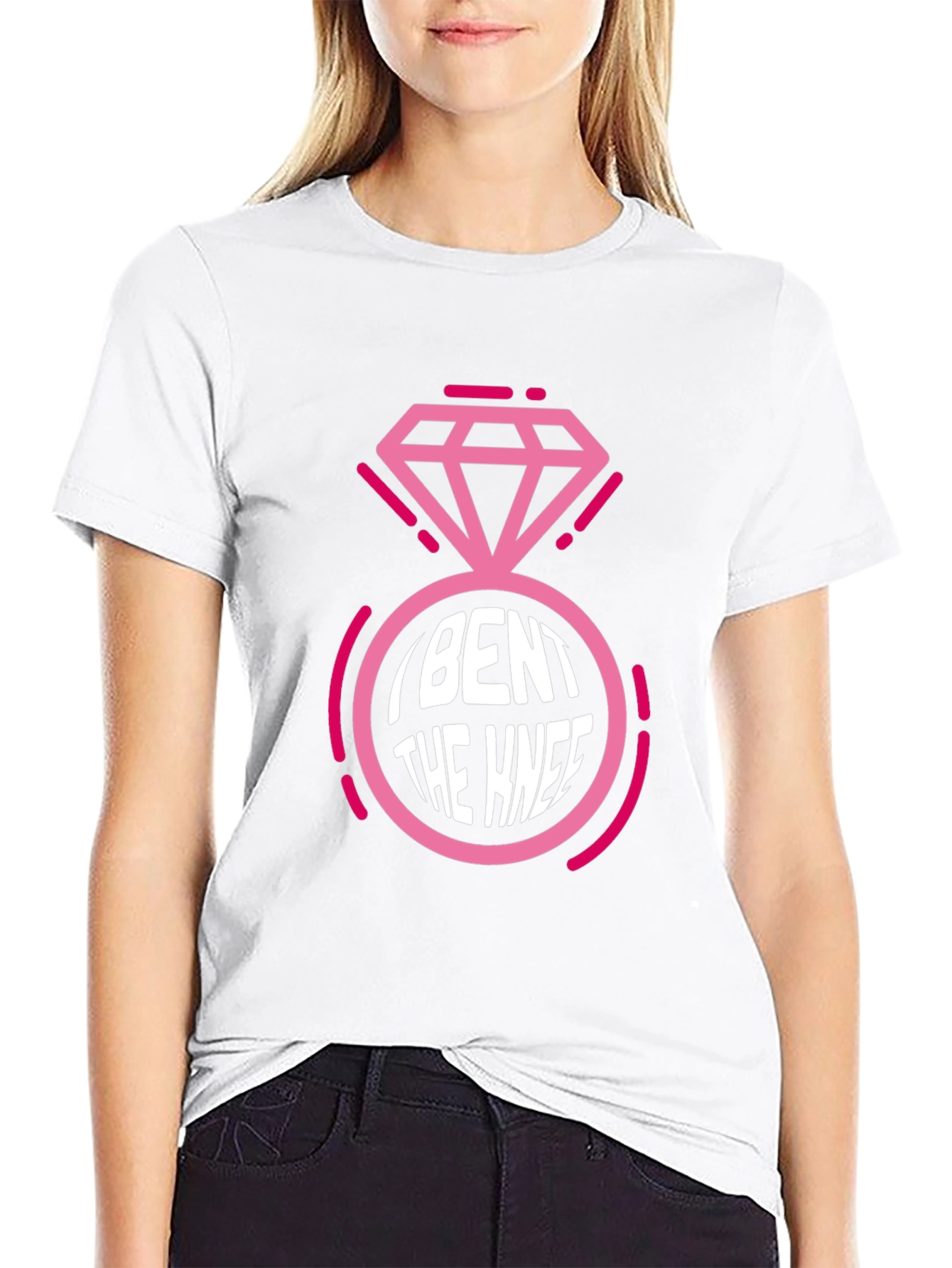 I Bent The Knee Wedding Proposal T-Shirt