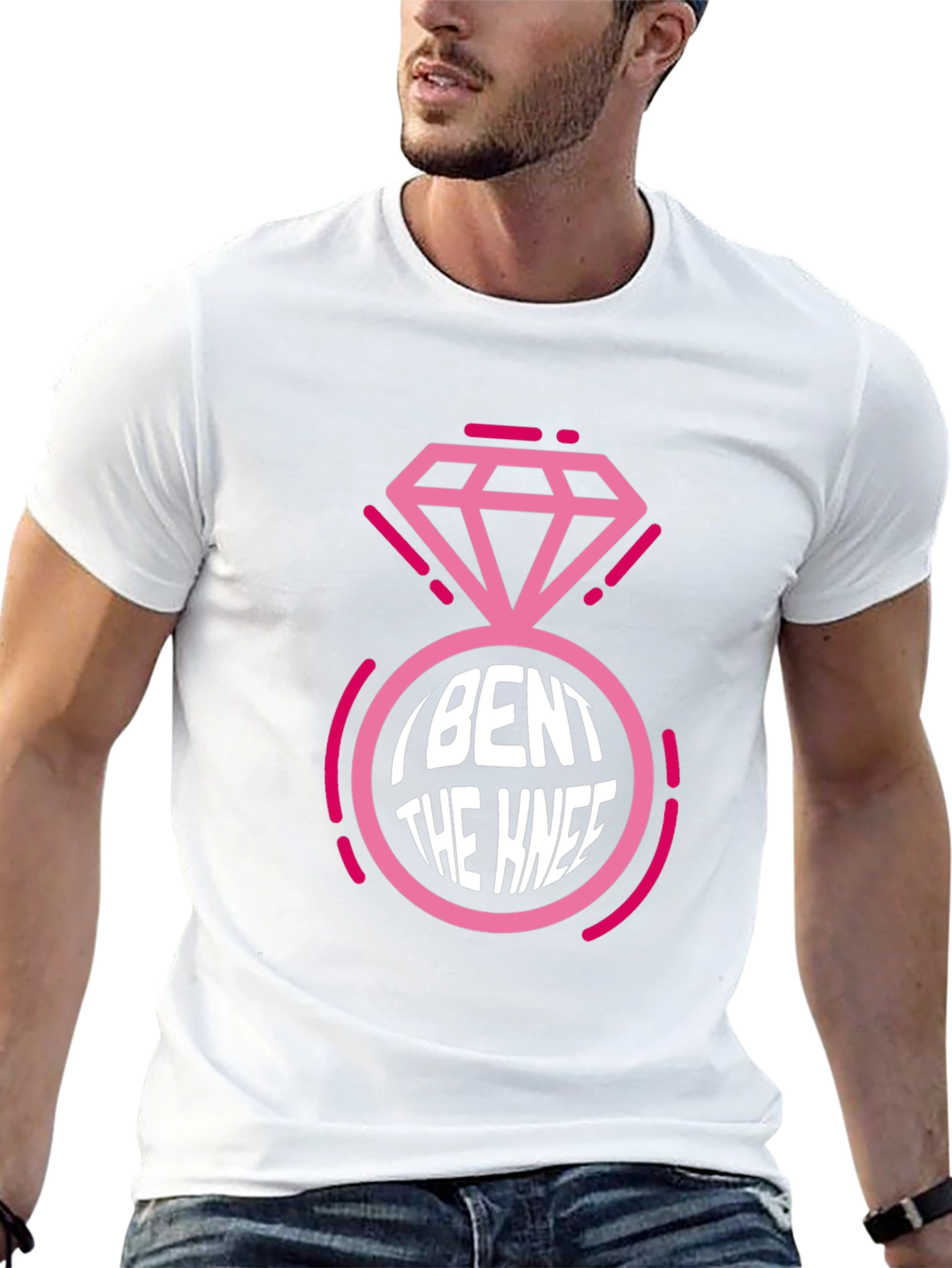 I Bent The Knee Wedding Proposal T-Shirt