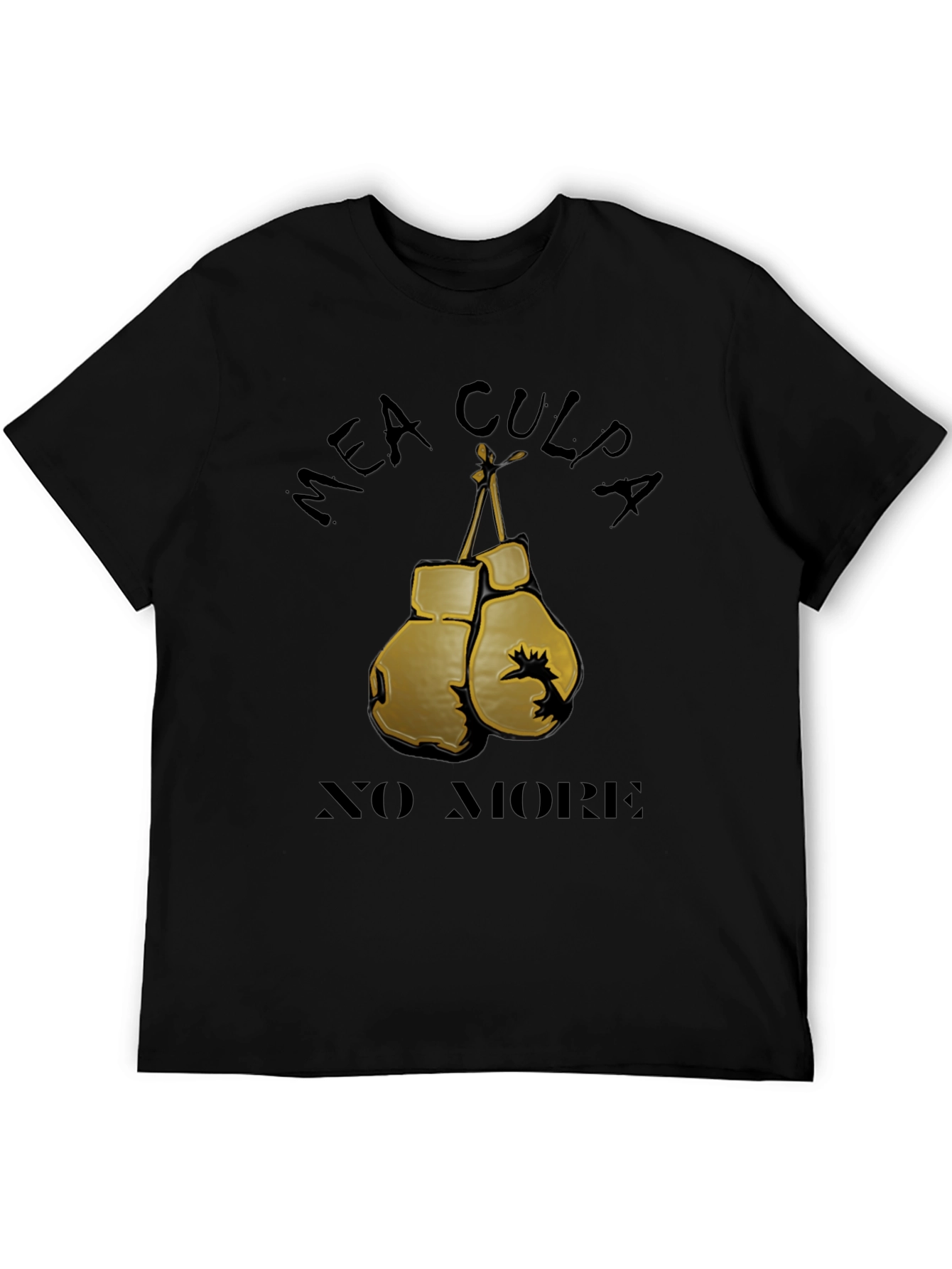 Mea Culpa No More Boxing Gloves Graphic Tee