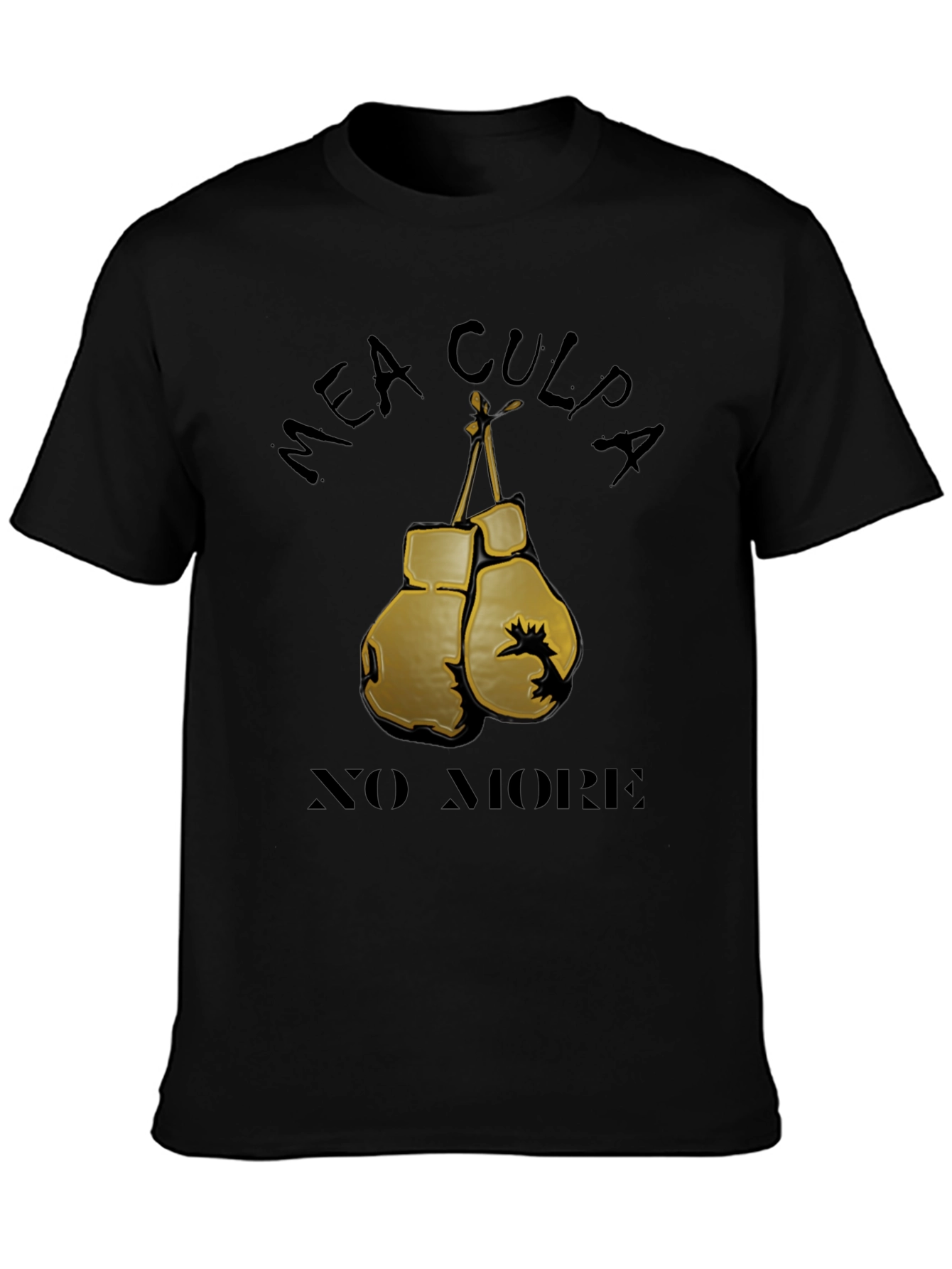 Mea Culpa No More Boxing Gloves Graphic Tee