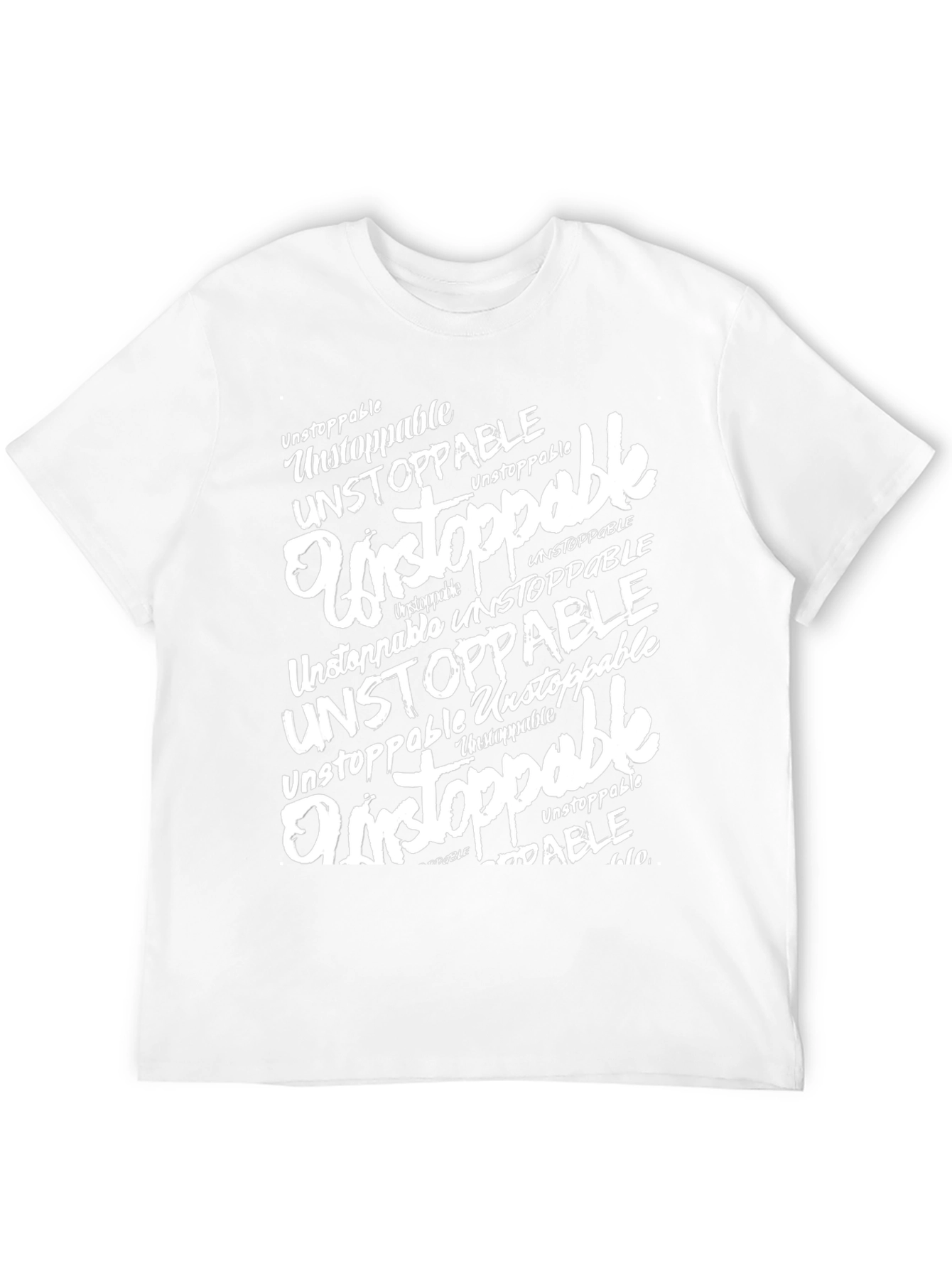Unstoppable Graphic Print Black T-Shirt