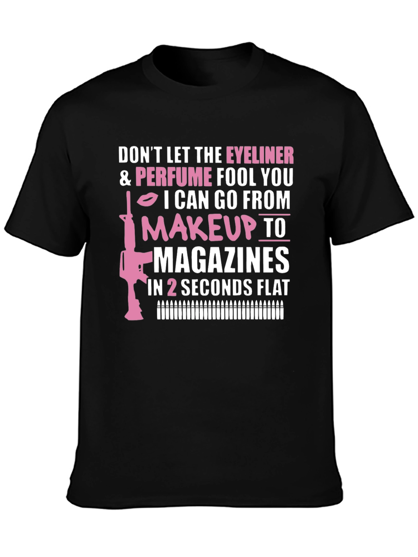 Eyeliner & Perfume Makeup to Magazines T-Shirt