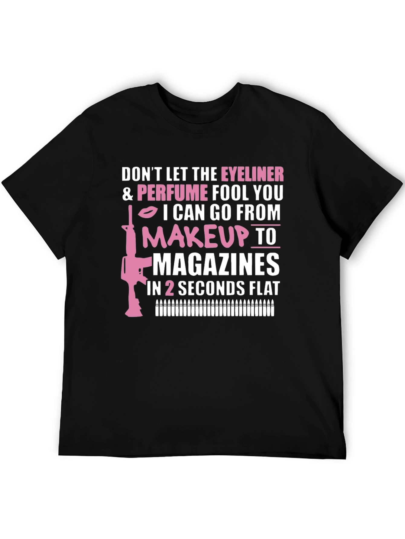 Eyeliner & Perfume Makeup to Magazines T-Shirt