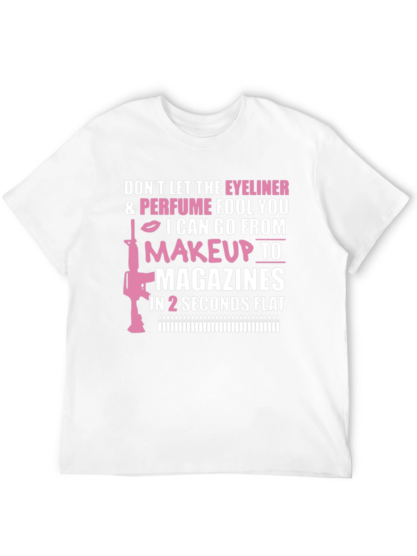 Eyeliner & Perfume Makeup to Magazines T-Shirt