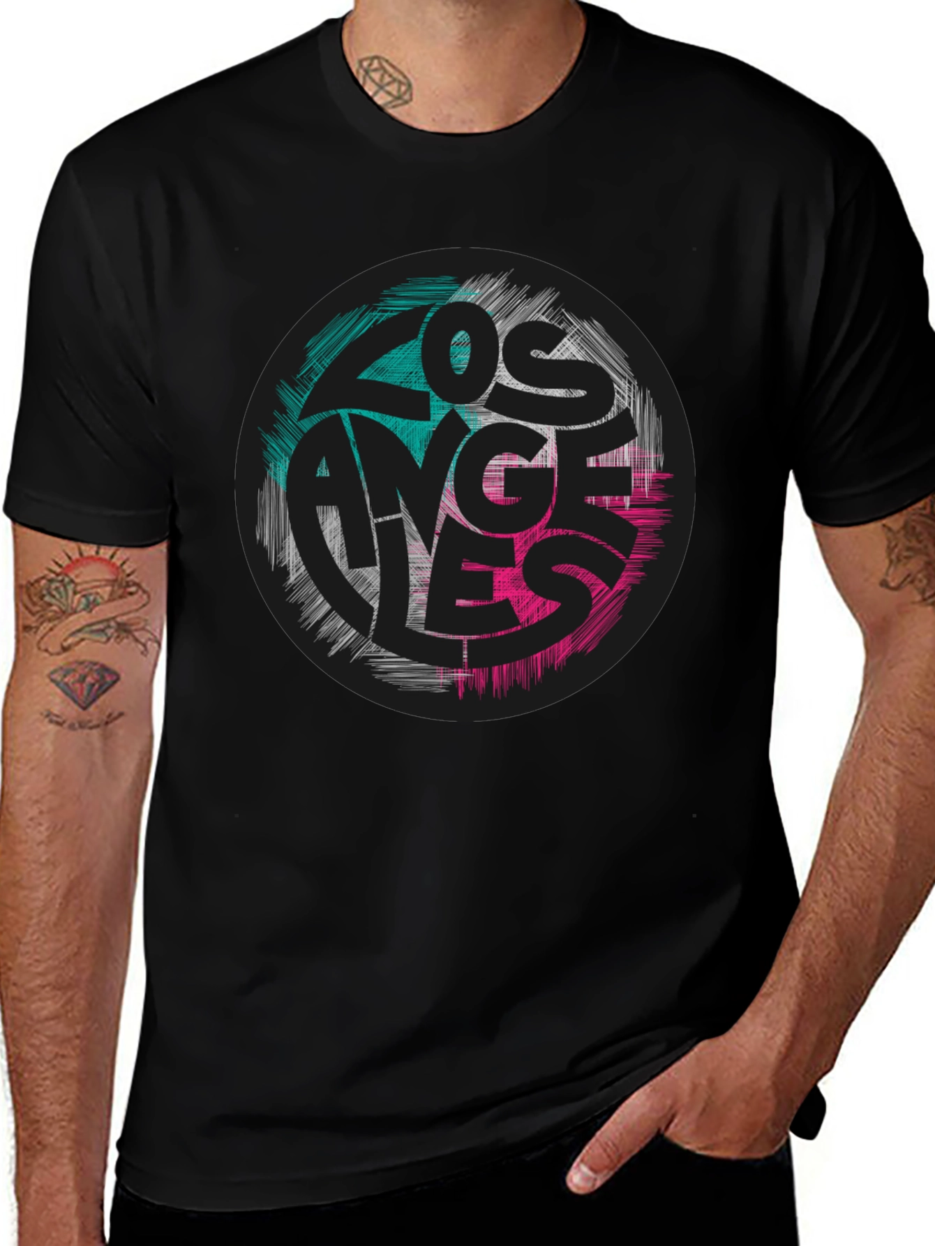 Los Angeles Graphic T-Shirt - Black