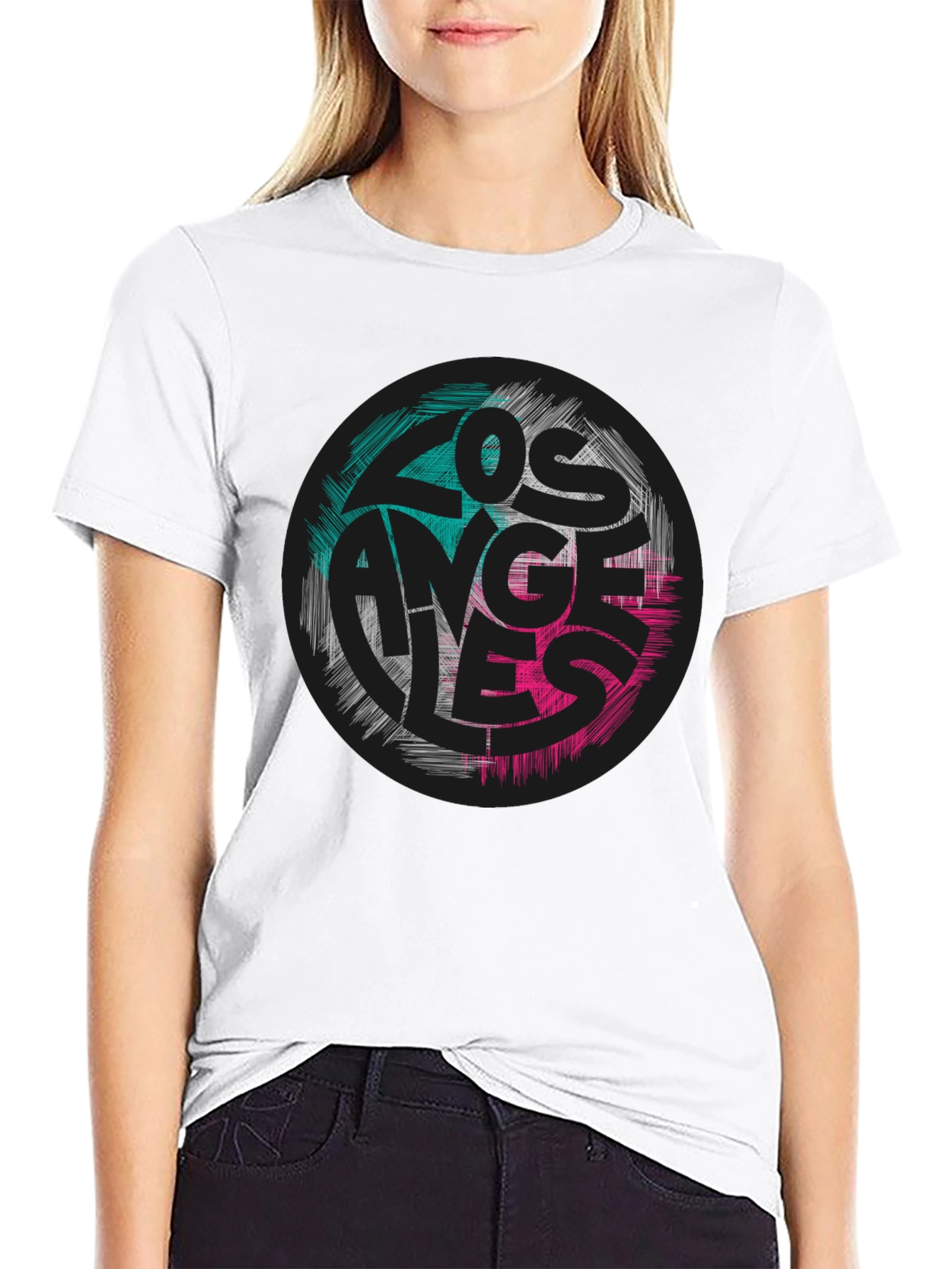 Los Angeles Graphic T-Shirt - Black