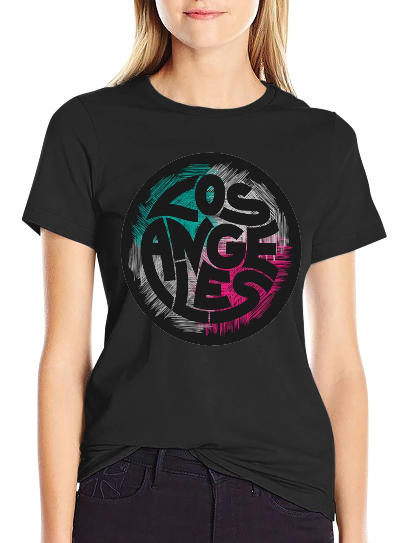 Los Angeles Graphic T-Shirt - Black