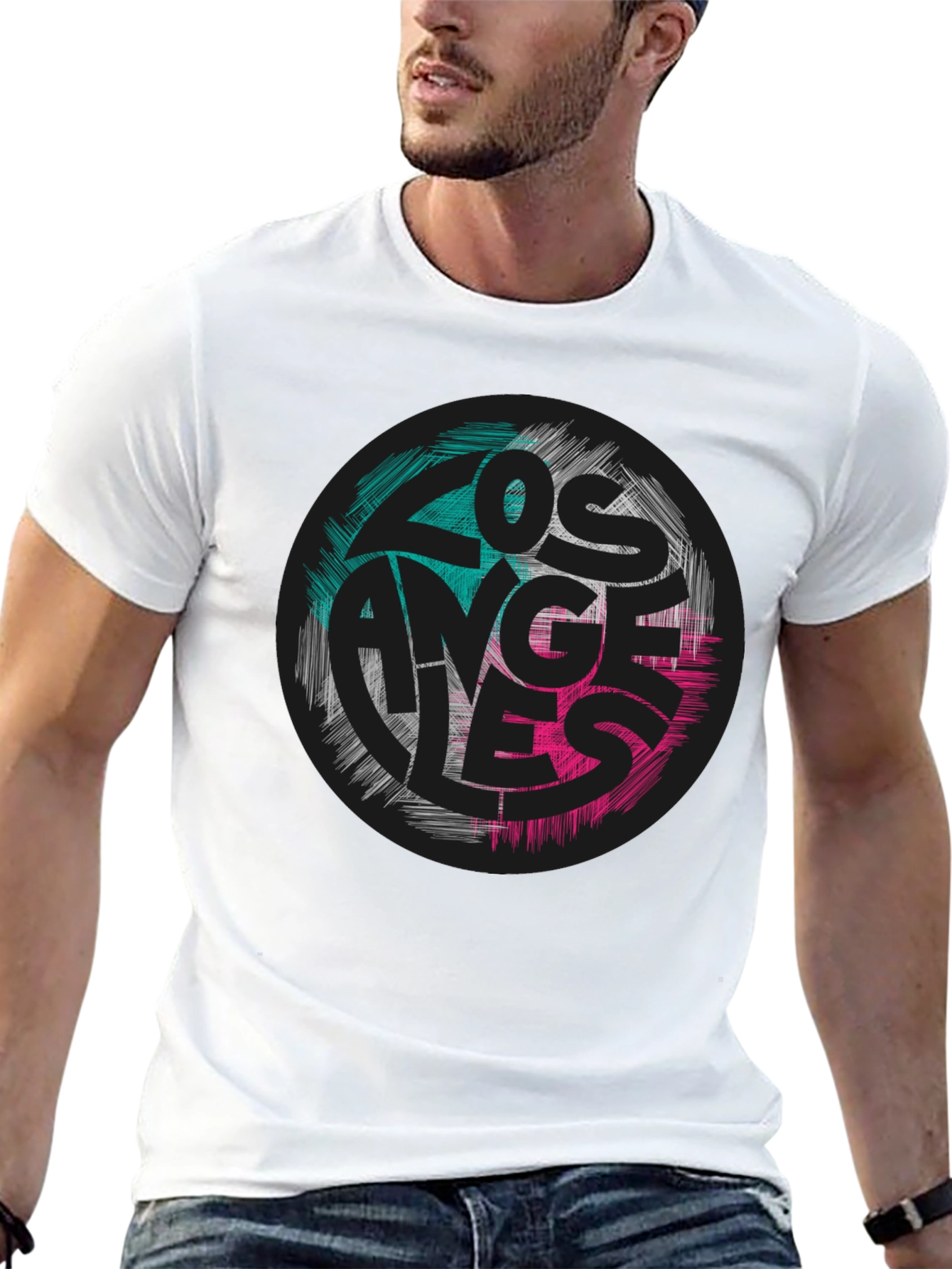 Los Angeles Graphic T-Shirt - Black