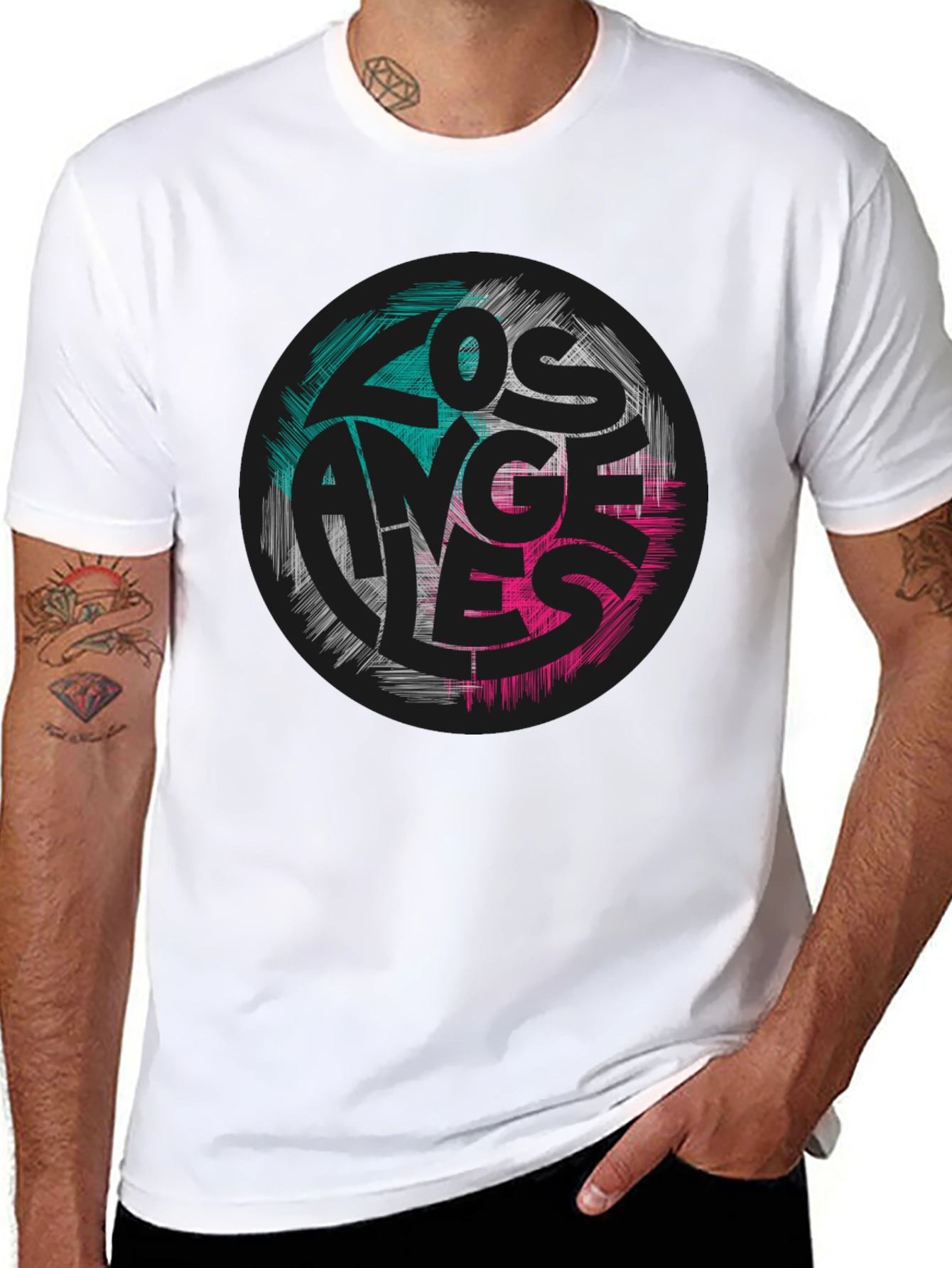 Los Angeles Graphic T-Shirt - Black