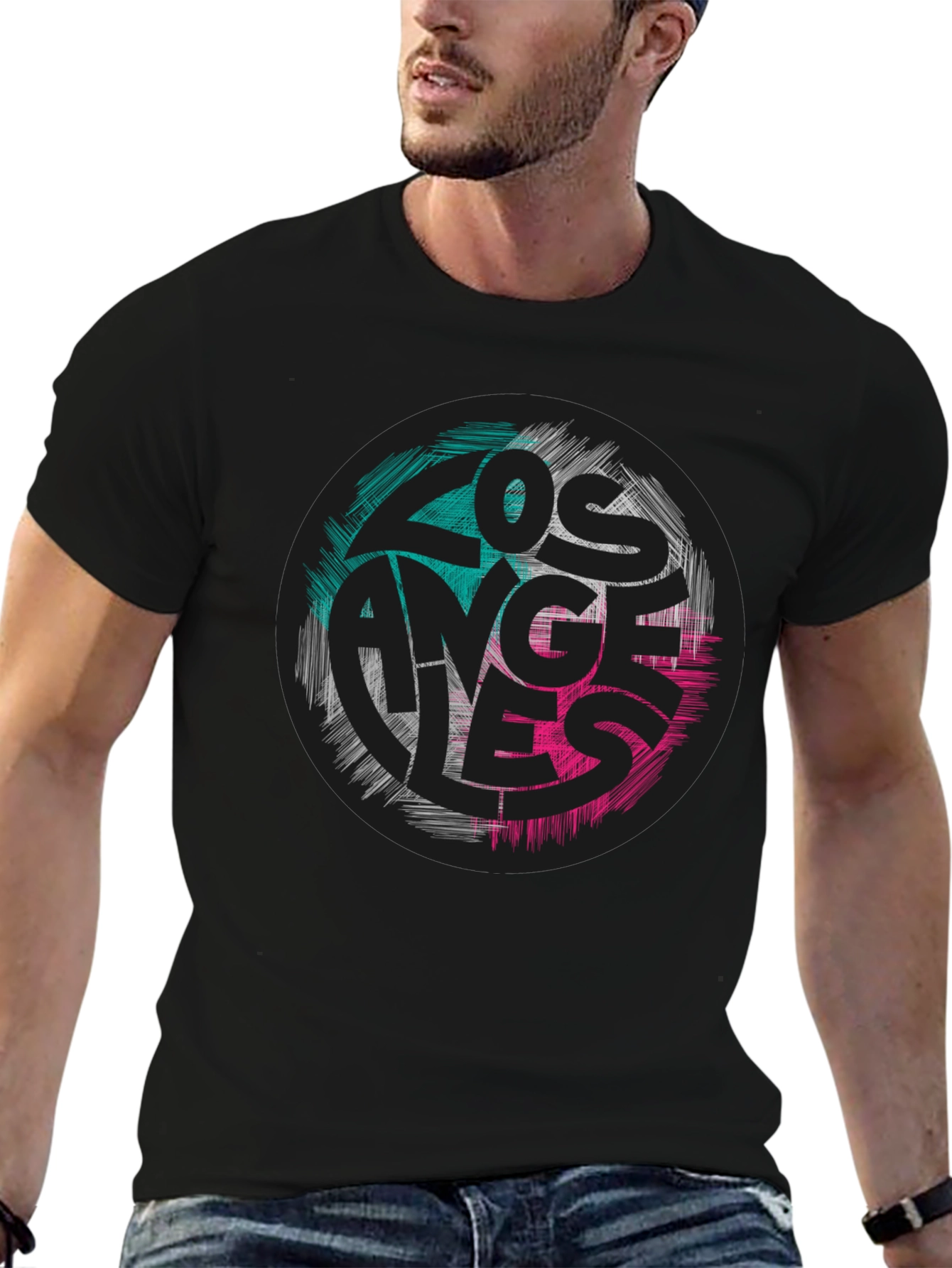 Los Angeles Graphic T-Shirt - Black