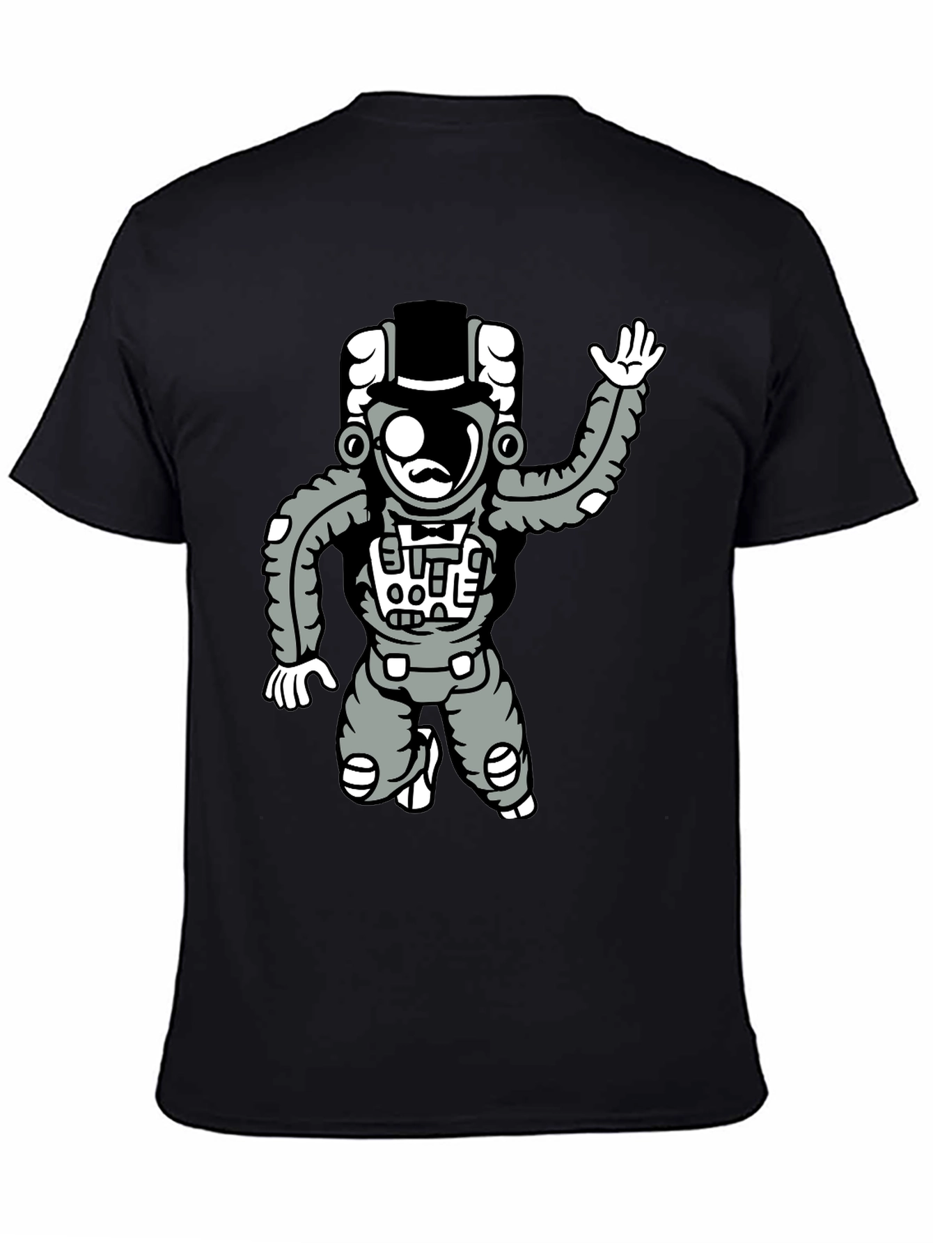 Astronaut Graphic Tee - Unique Cartoon Design