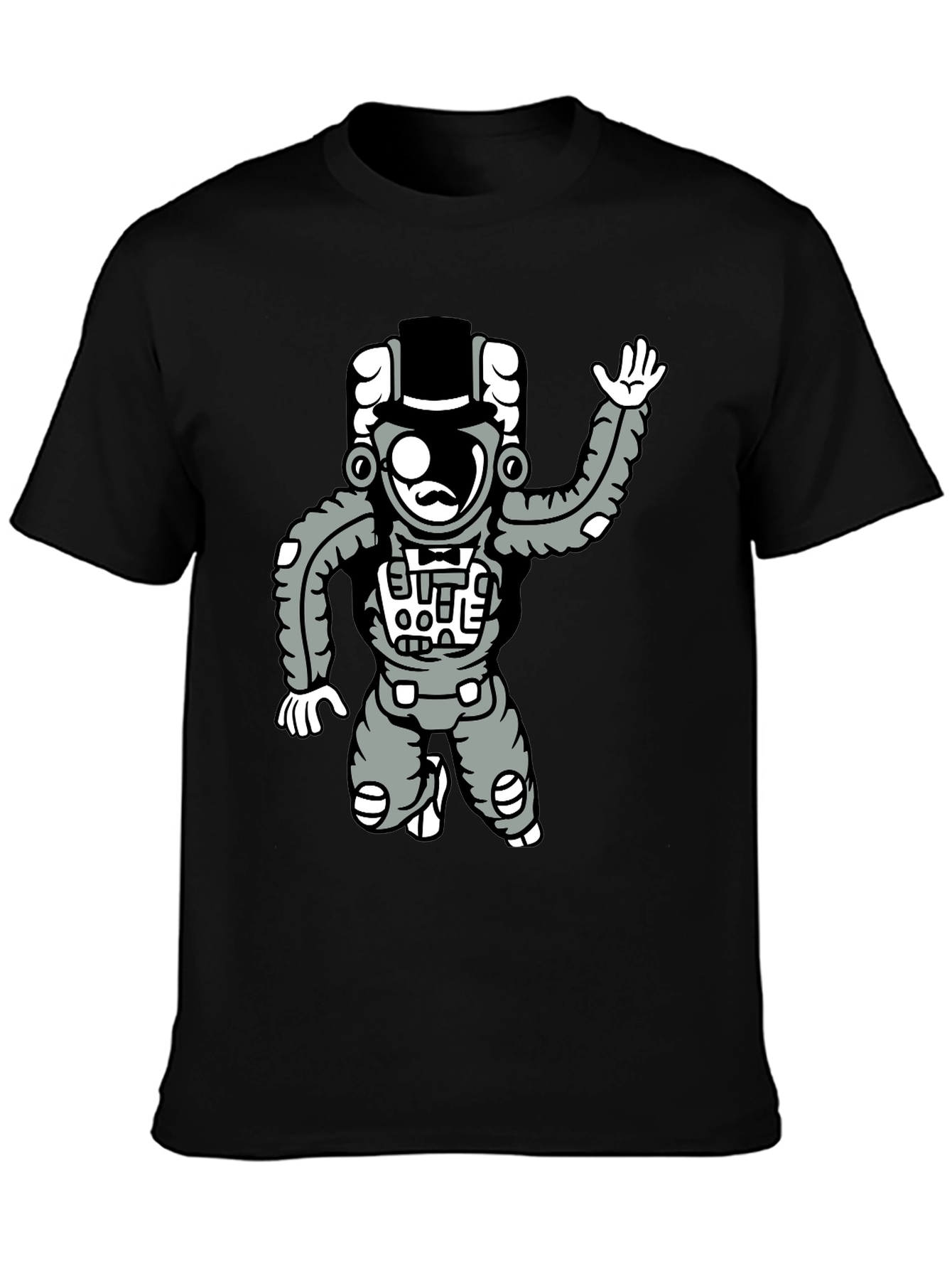 Astronaut Graphic Tee - Unique Cartoon Design