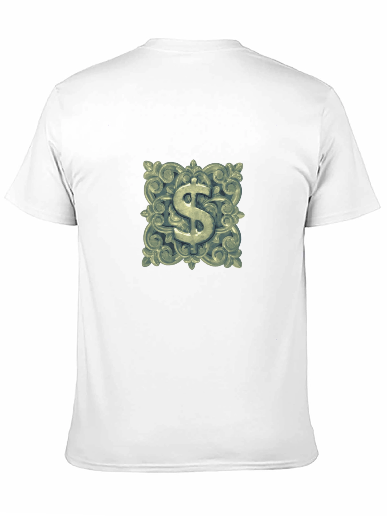 Ornate Dollar Sign Graphic T-Shirt