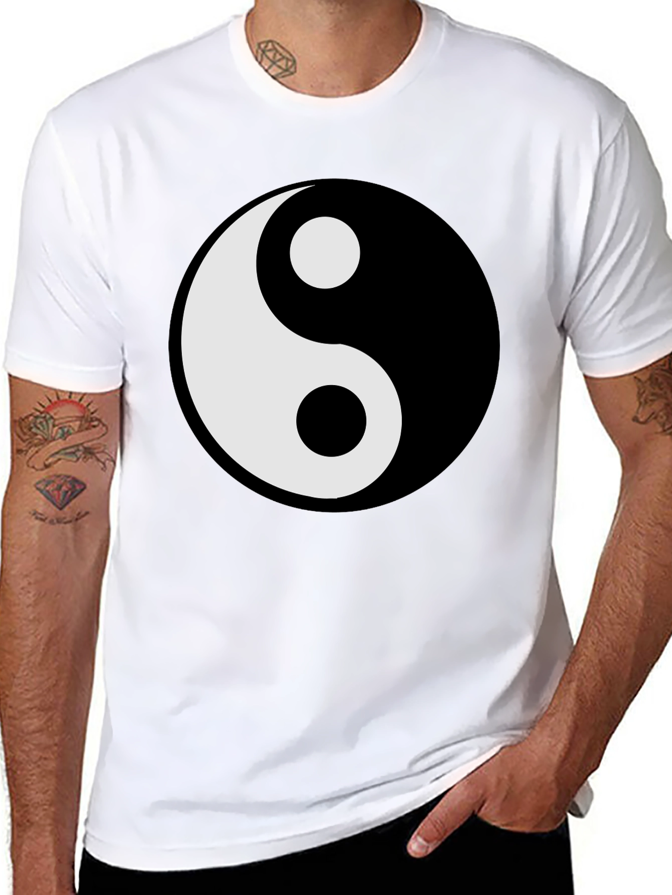 Yin Yang Graphic Tee - Balance & Harmony