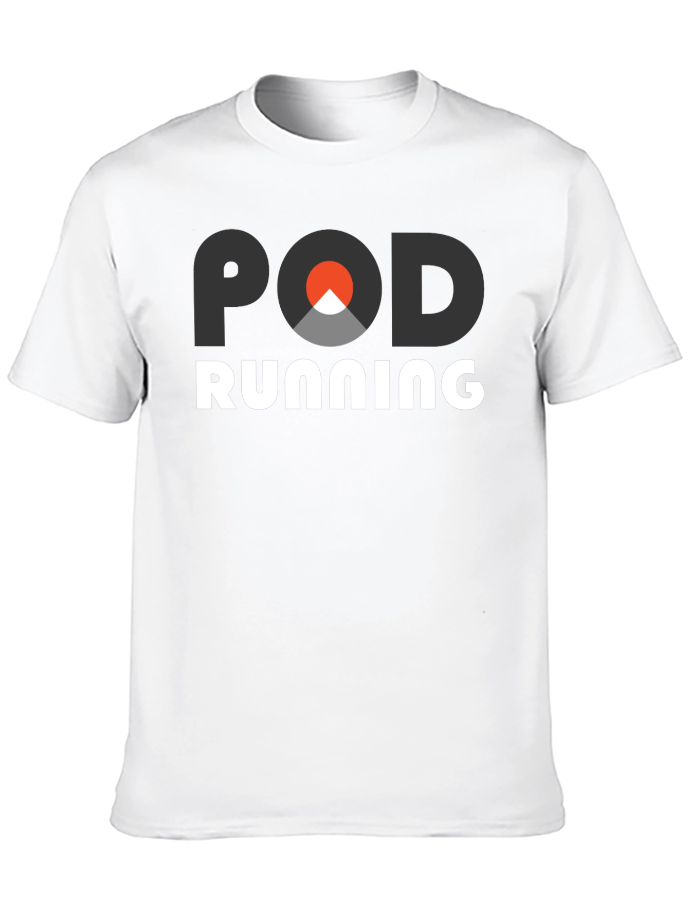 Pod Running Graphic T-Shirt - Black