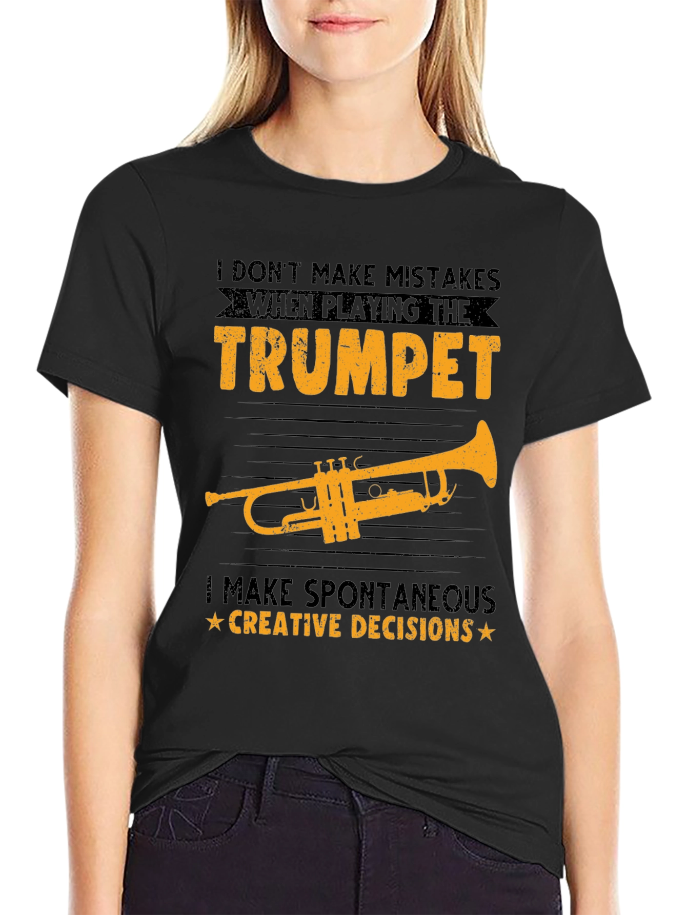 Trumpet Player T-Shirt: Spontaneous Creative Decisions