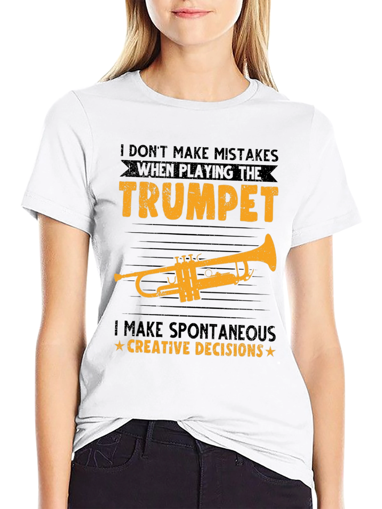 Trumpet Player T-Shirt: Spontaneous Creative Decisions