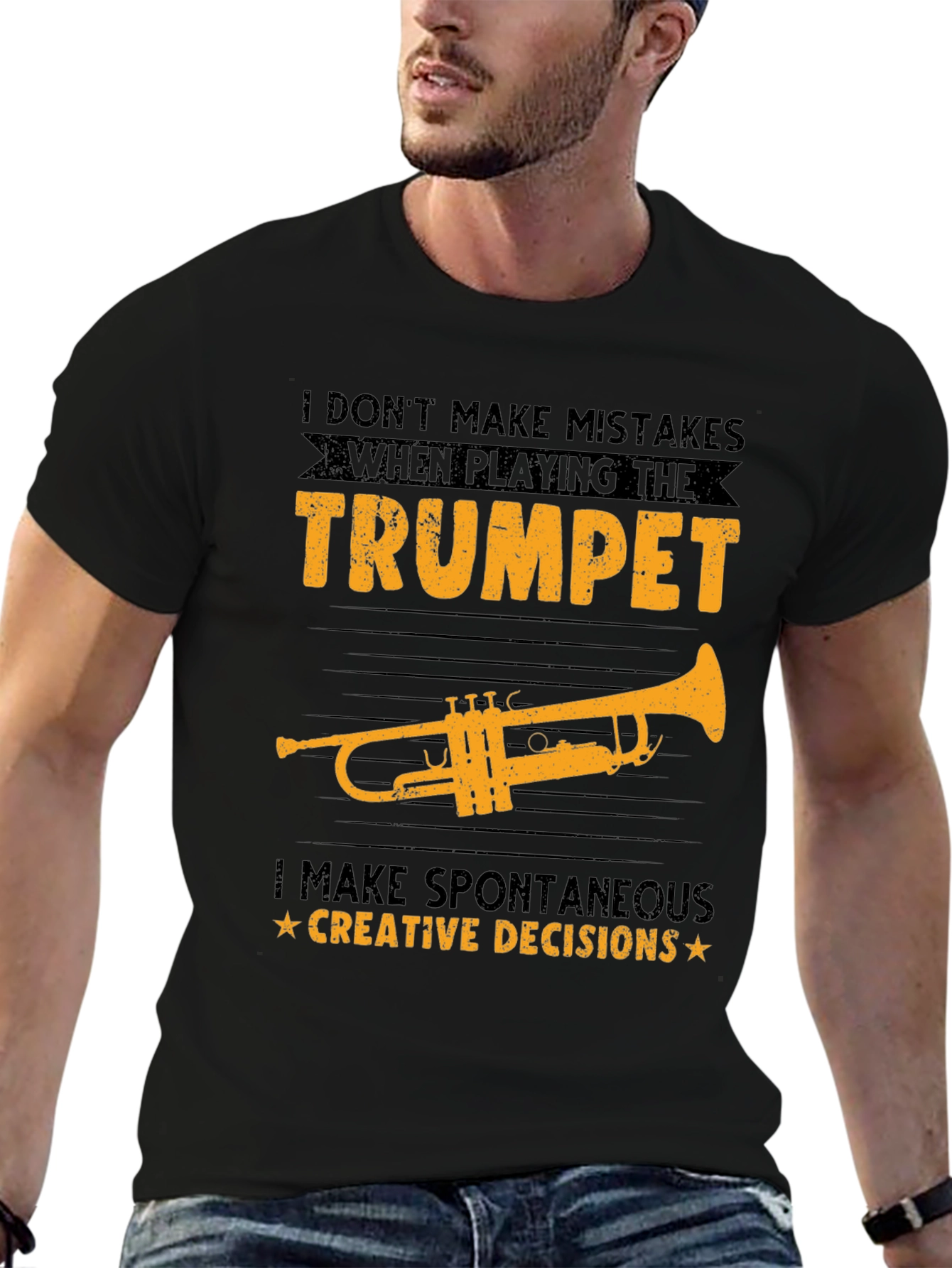 Trumpet Player T-Shirt: Spontaneous Creative Decisions