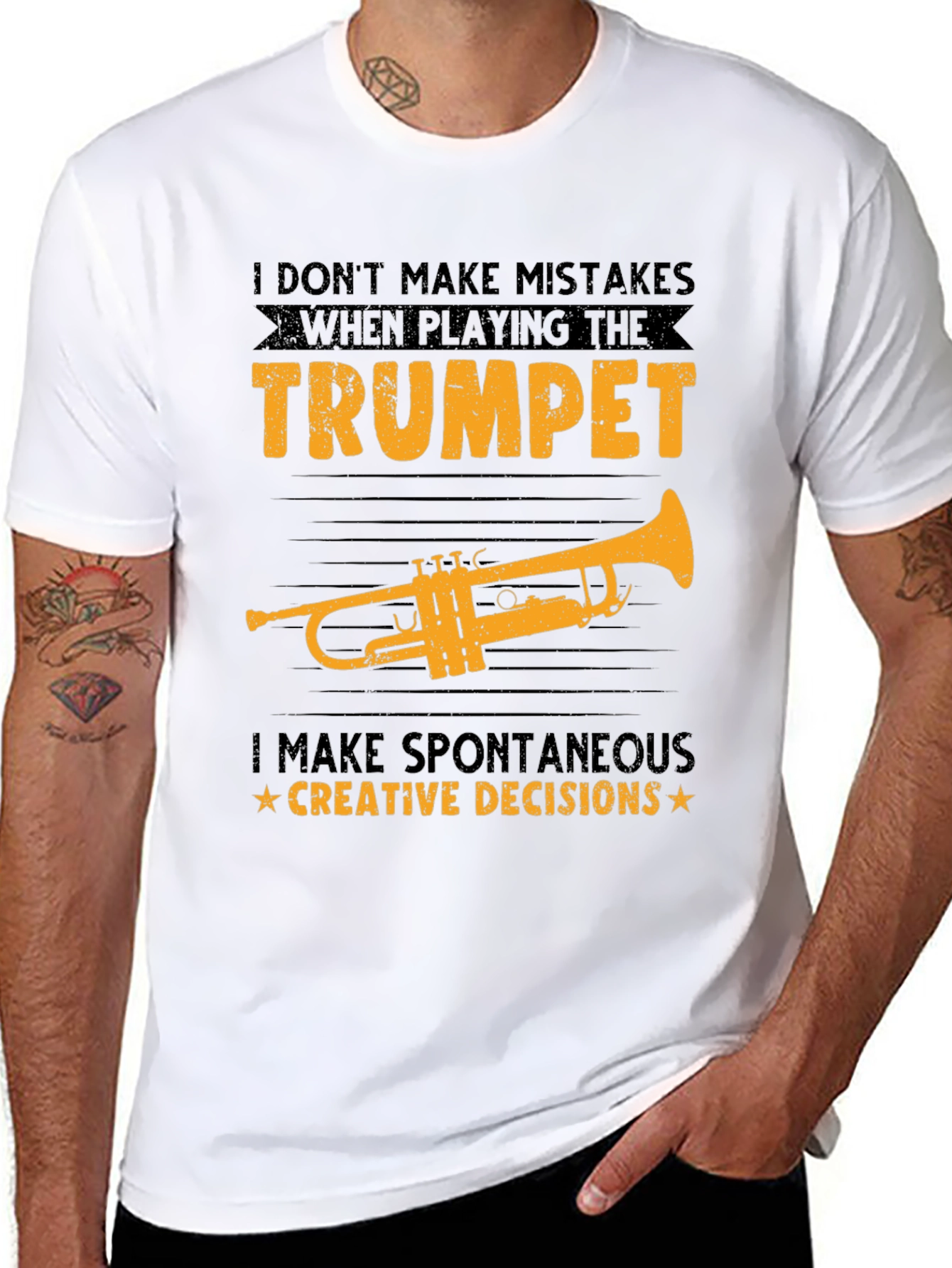 Trumpet Player T-Shirt: Spontaneous Creative Decisions